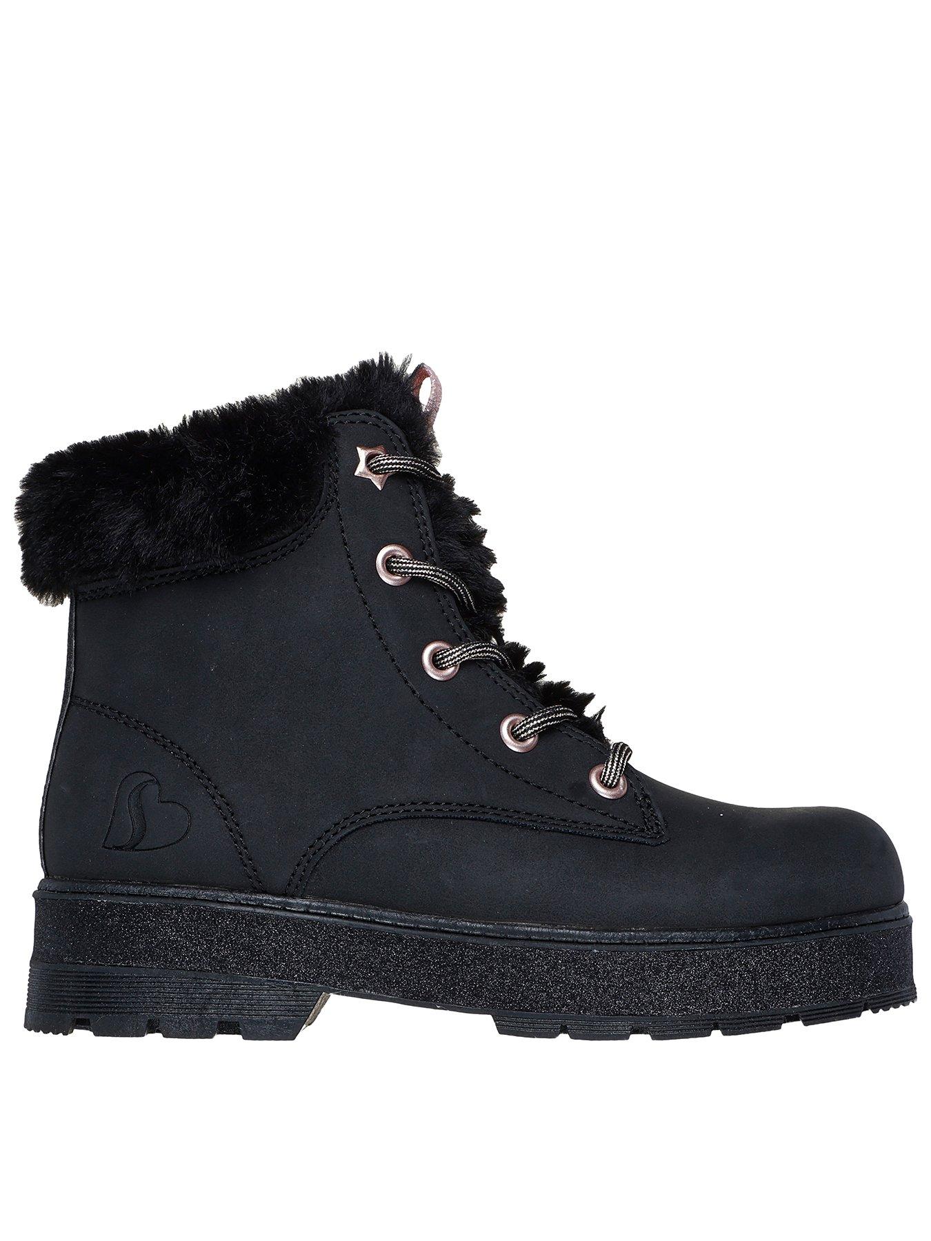 skechers-girls-street-glitz-cozy-combat-lace-up-ankle-boot