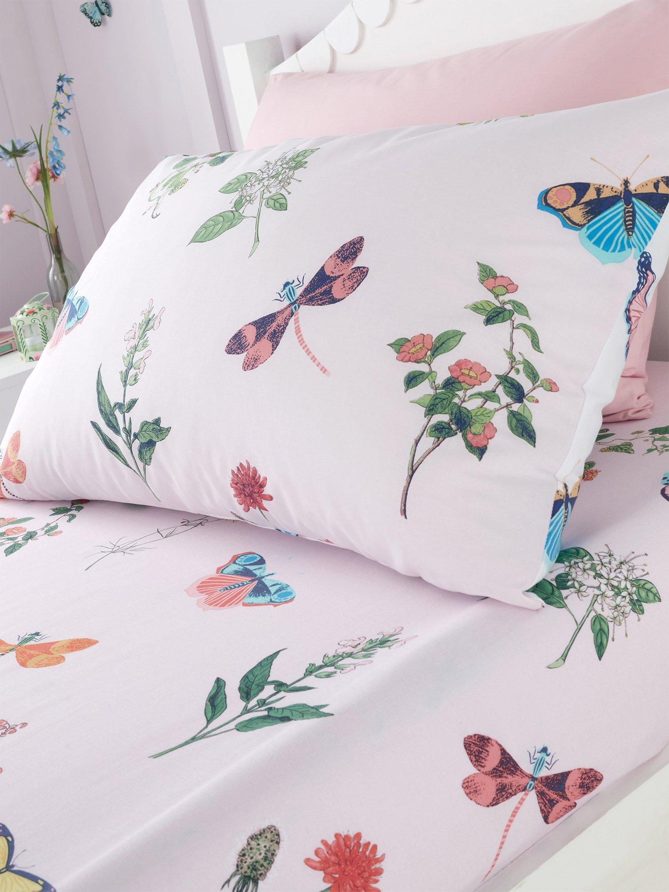 rhs-butterfly-garden-fitted-sheet-multi