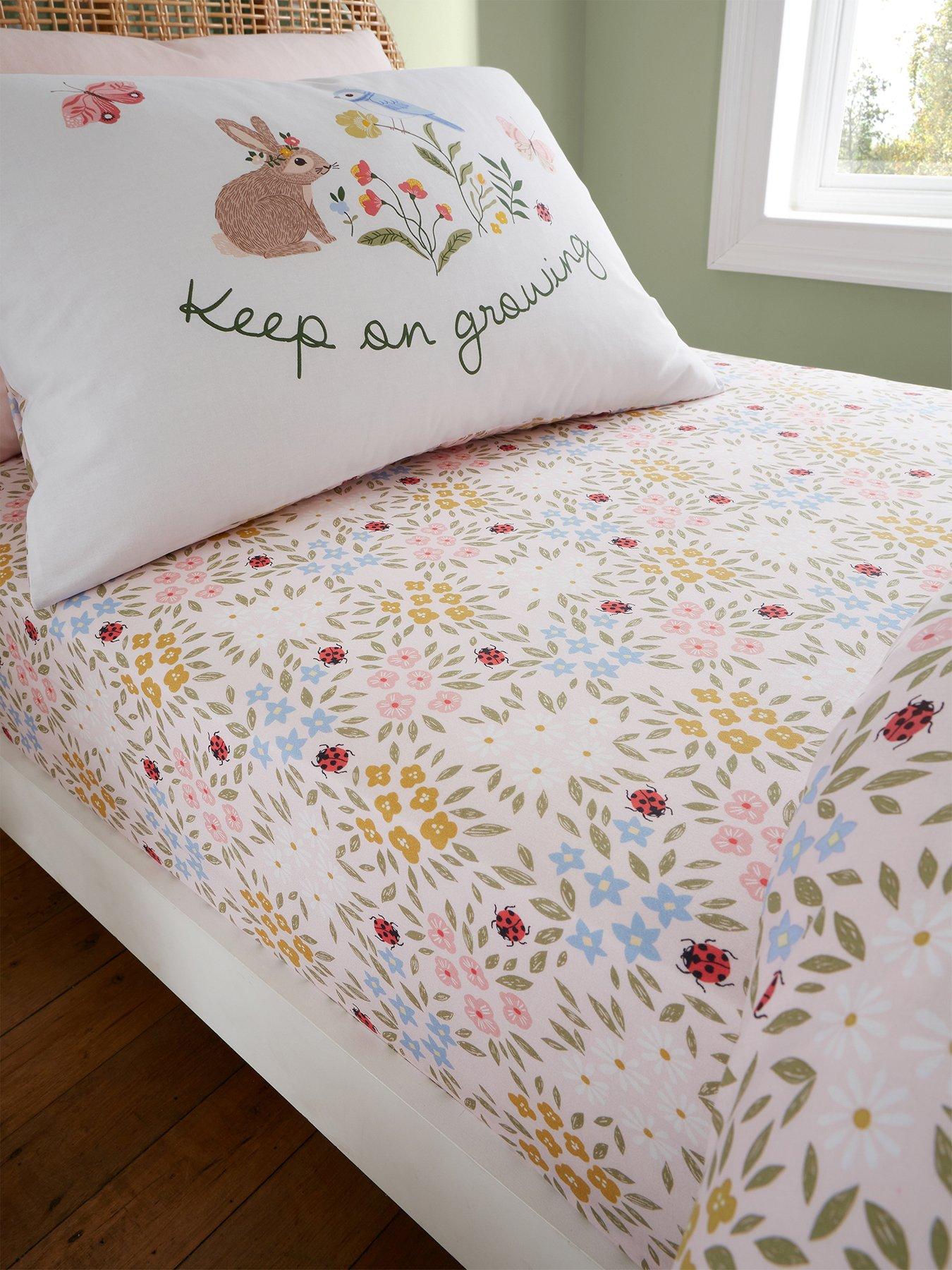 rhs-garden-animals-fitted-sheet-multi