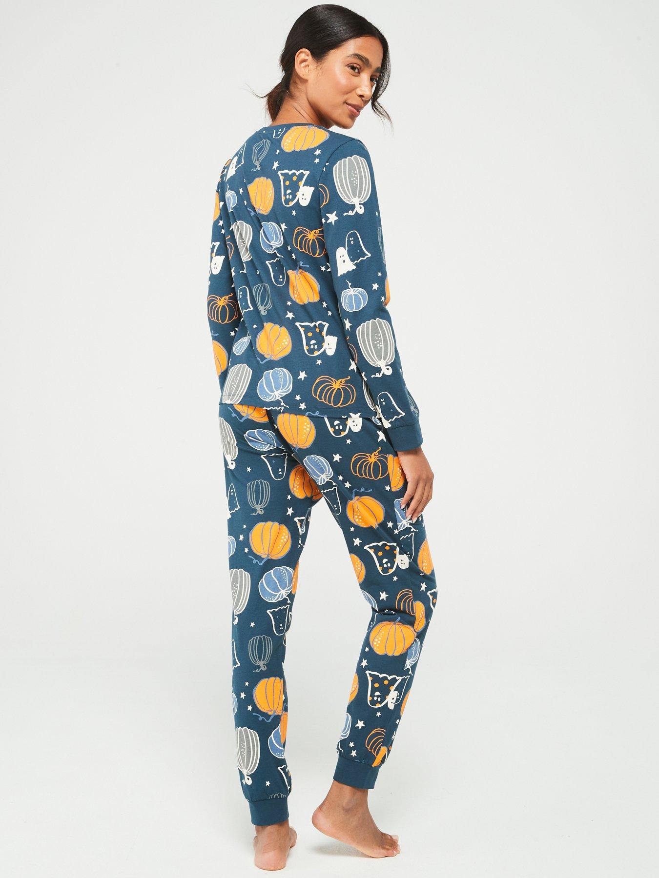 v-by-very-womens-family-halloween-pj-printed-pumpkin-long-sleeve-top-and-slim-jogger-navyback