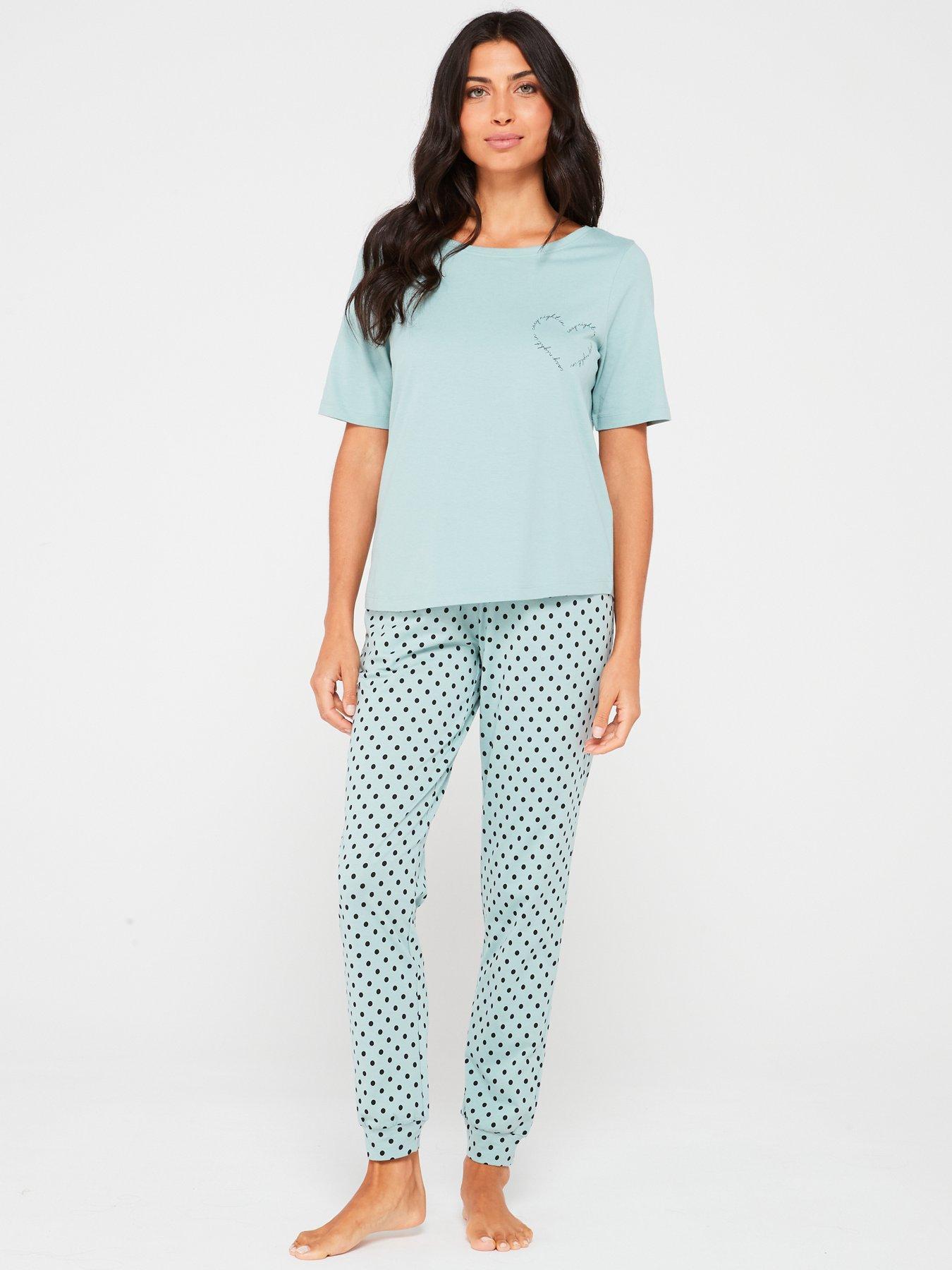 everyday-heart-spot-short-sleeve-top-and-slim-leg-joggers-pjnbspset--nbspblueback