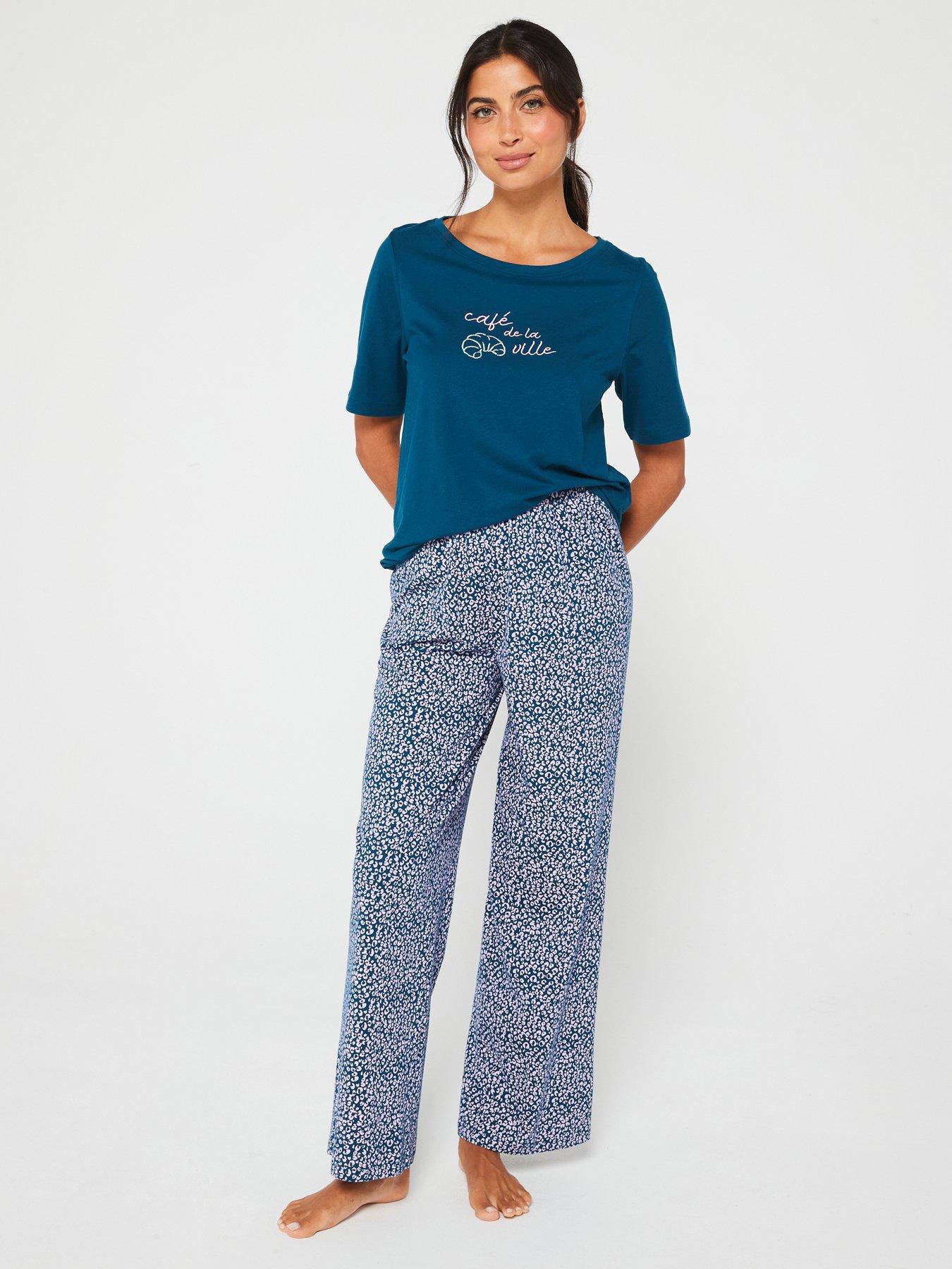 everyday-cafe-short-sleeve-top-and-wide-leg-pj-set