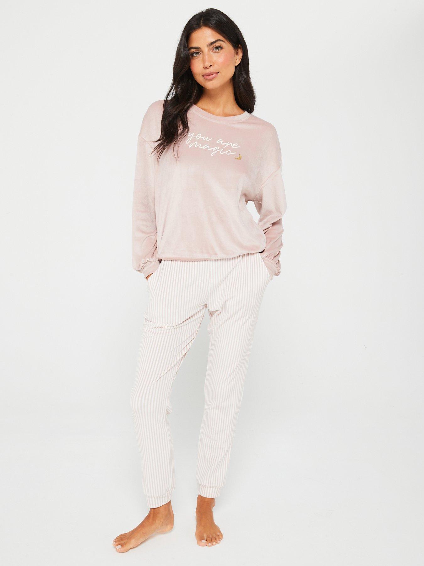 v-by-very-fleece-slogan-sweat-and-slim-leg-jogger-lounge-setfront