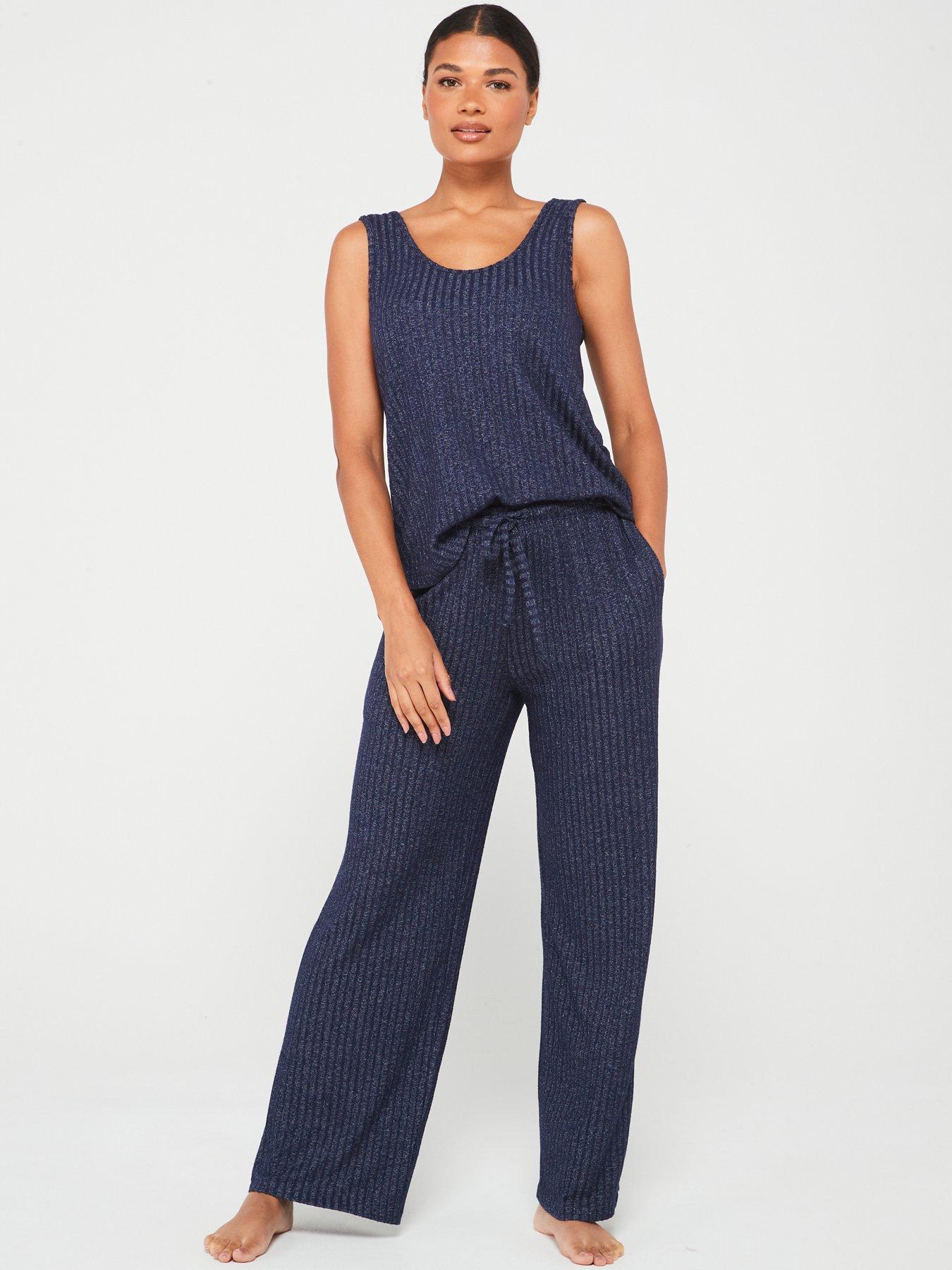 v-by-very-vest-and-straight-leg-soft-touch-pj-set-navy-matching-robe-available