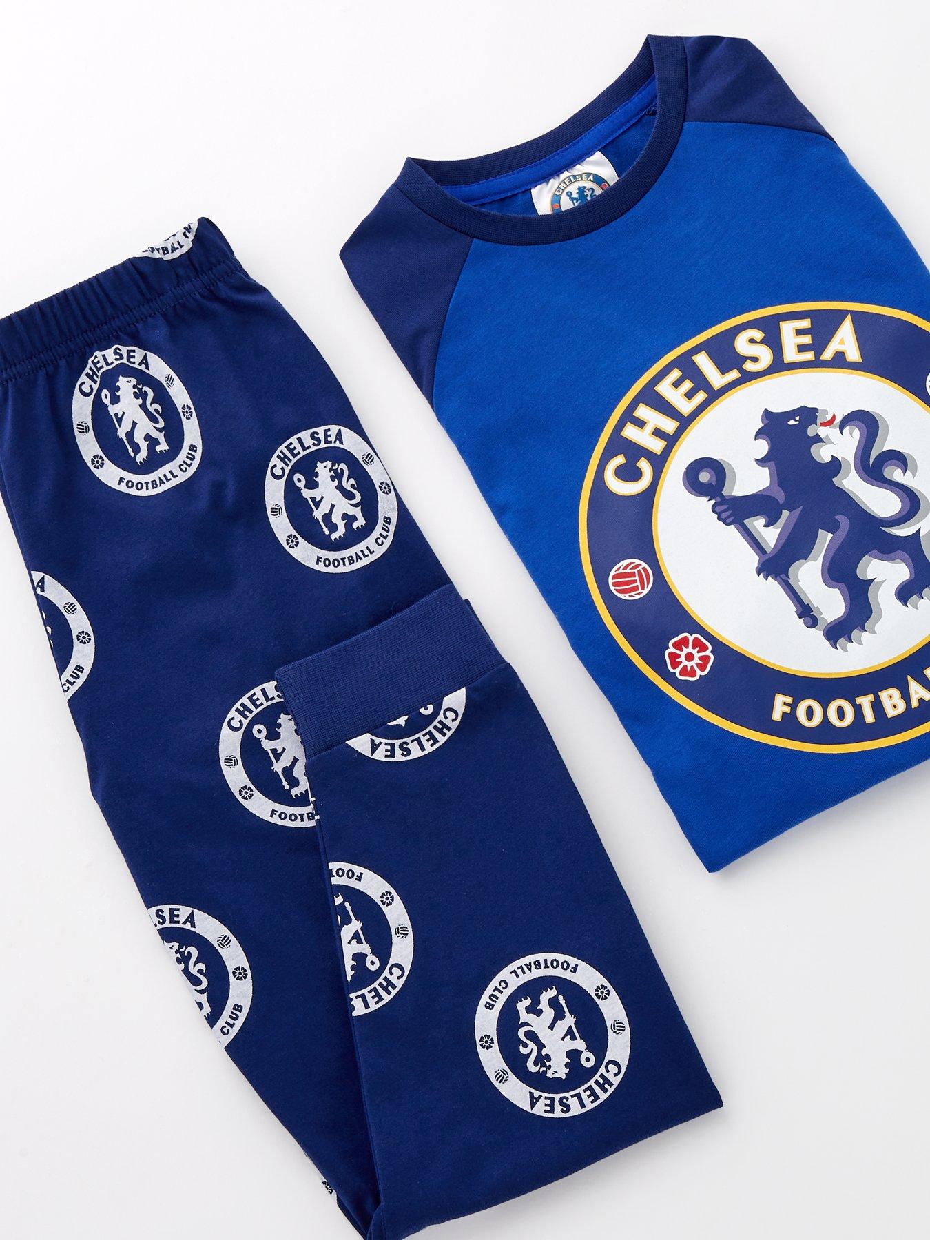 chelsea-football-raglan-long-sleeve-pyjamas-bluedetail