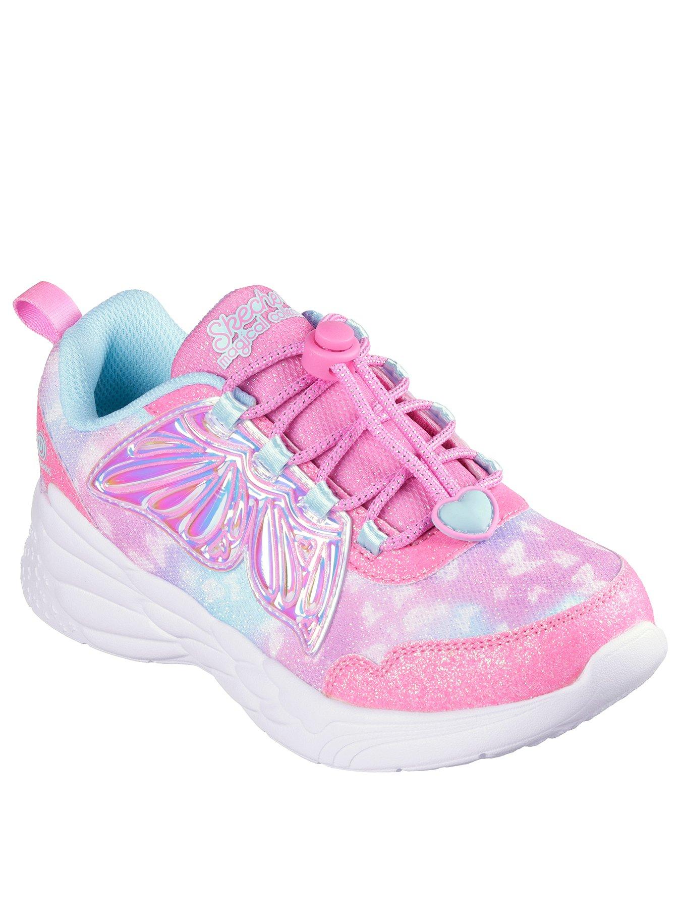 skechers-girls-dream-racer-lighted-butterfly-wings-trainerstillFront