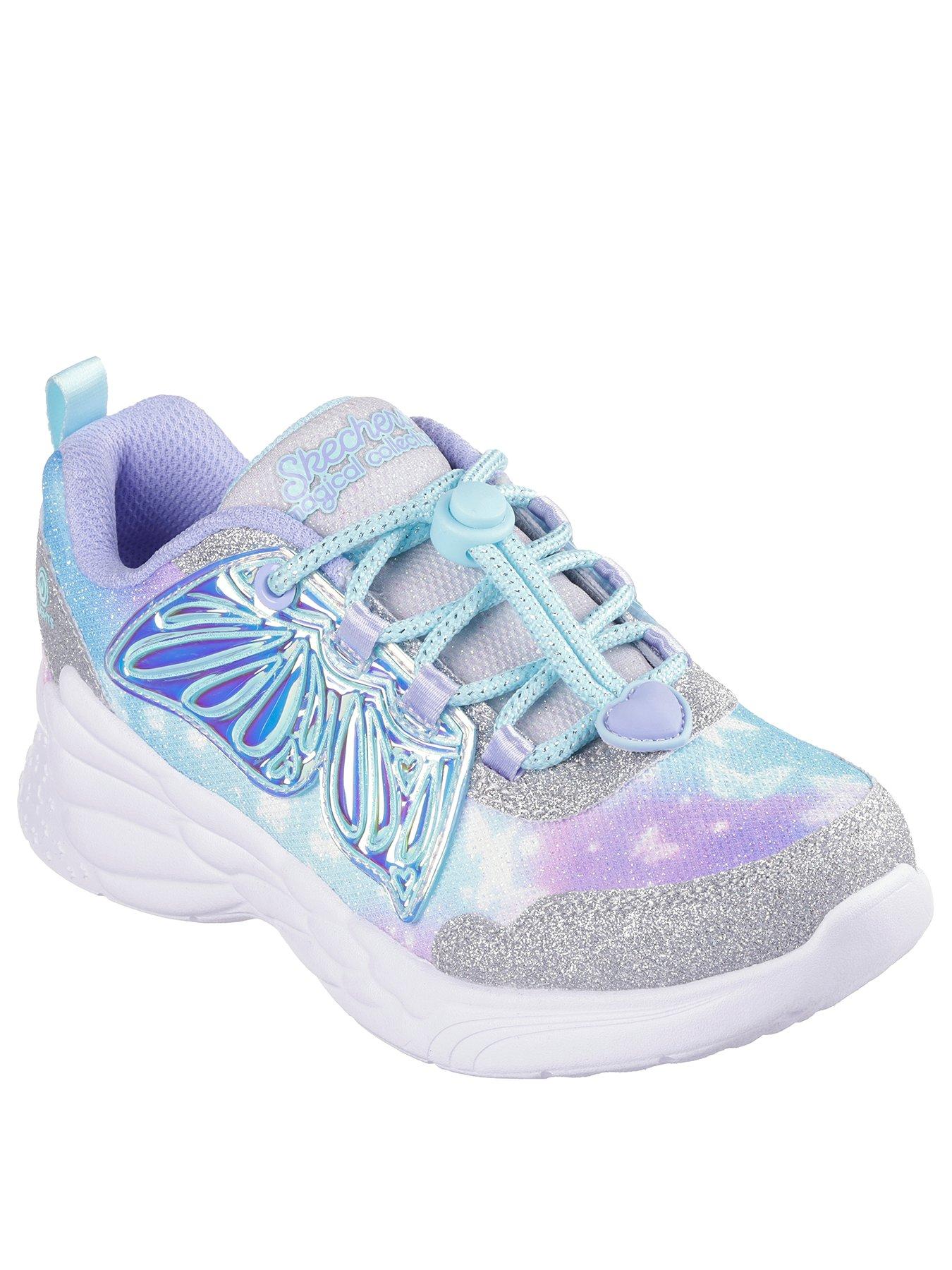 skechers-girls-dream-racer-lighted-butterfly-wings-trainerstillFront