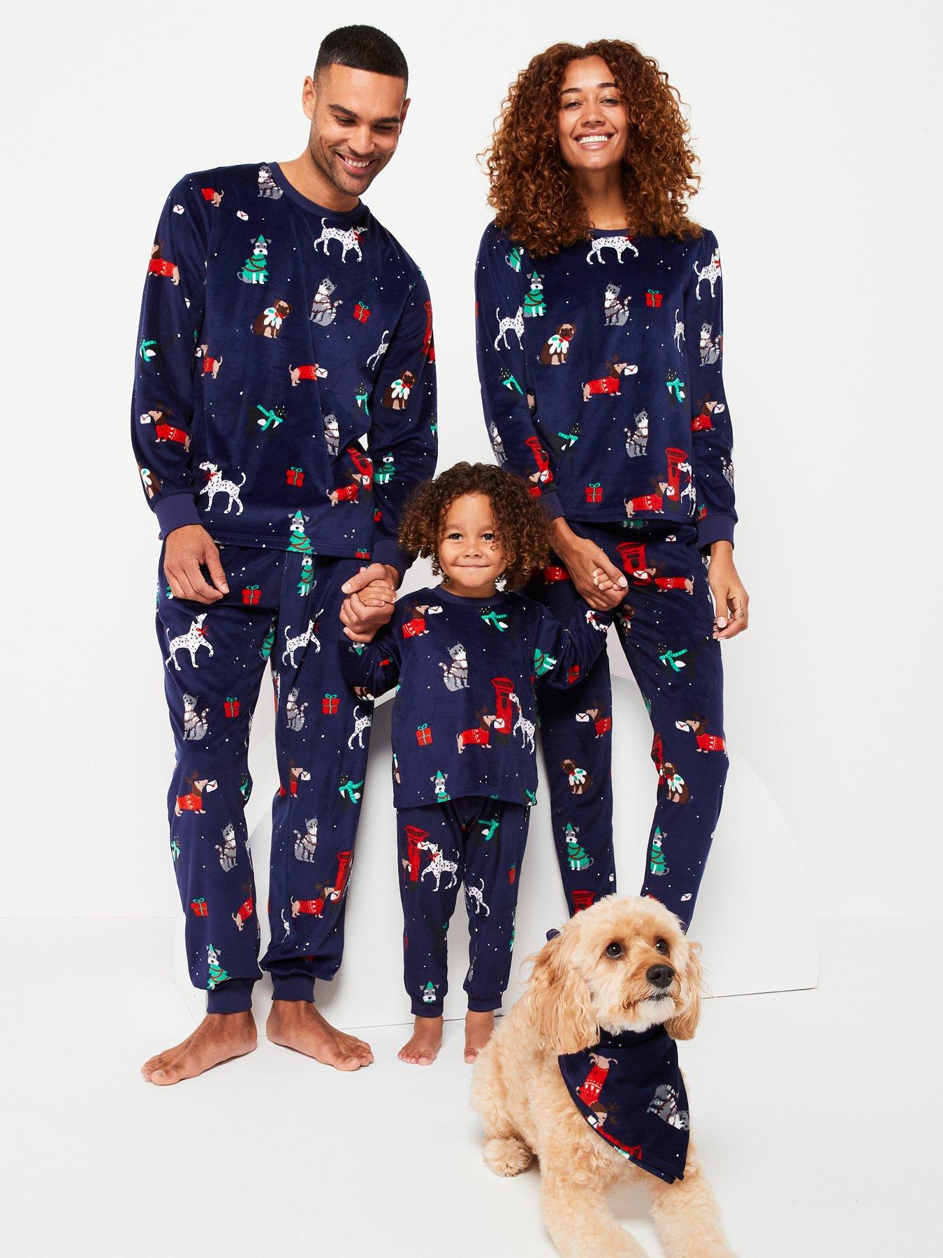 v-by-very-womens-familynbspfestive-pets-long-sleeve-top-and-slim-jogger-christmas-pjs--nbsp-navy