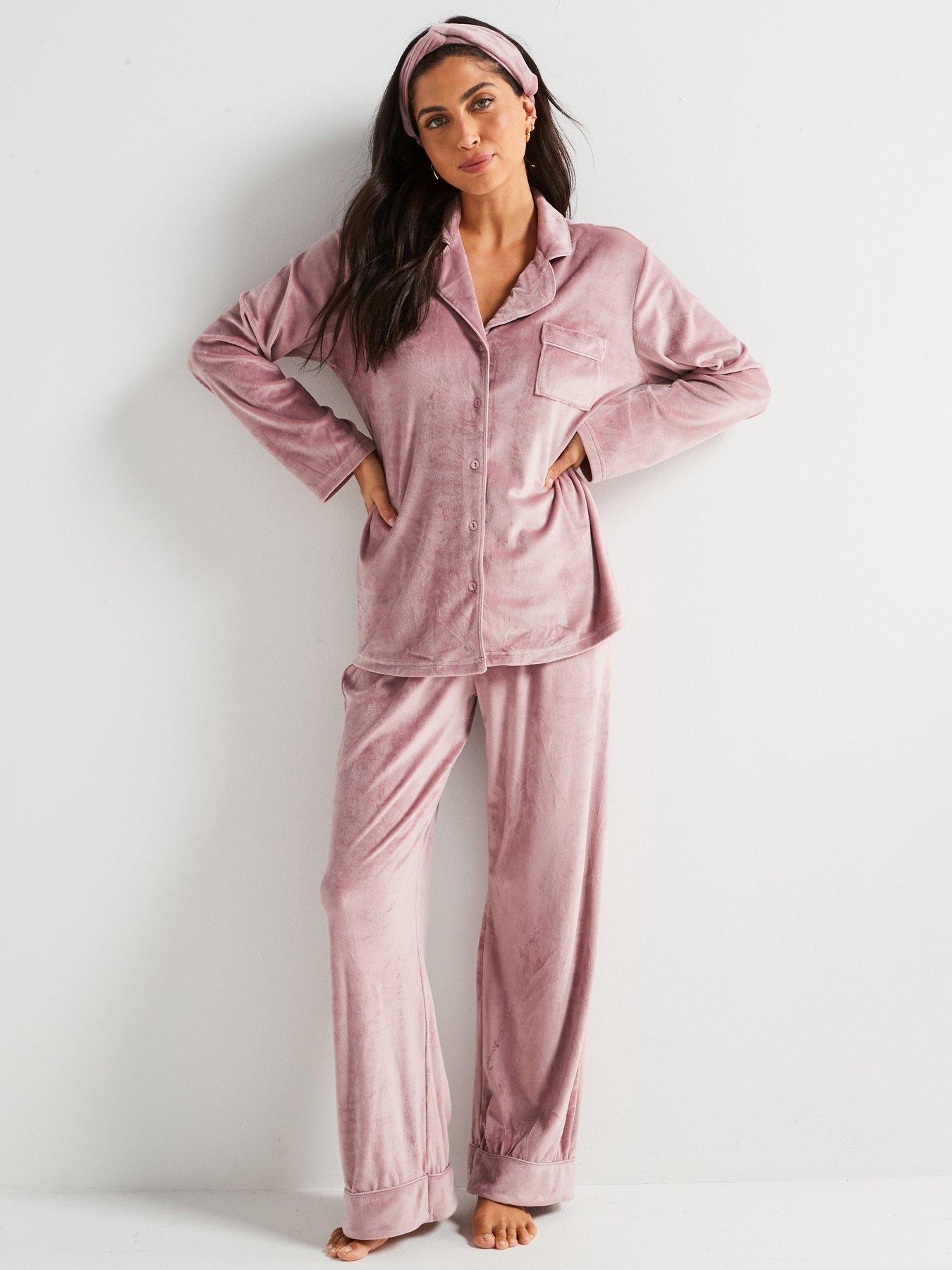 v-by-very-velour-revere-pj-set