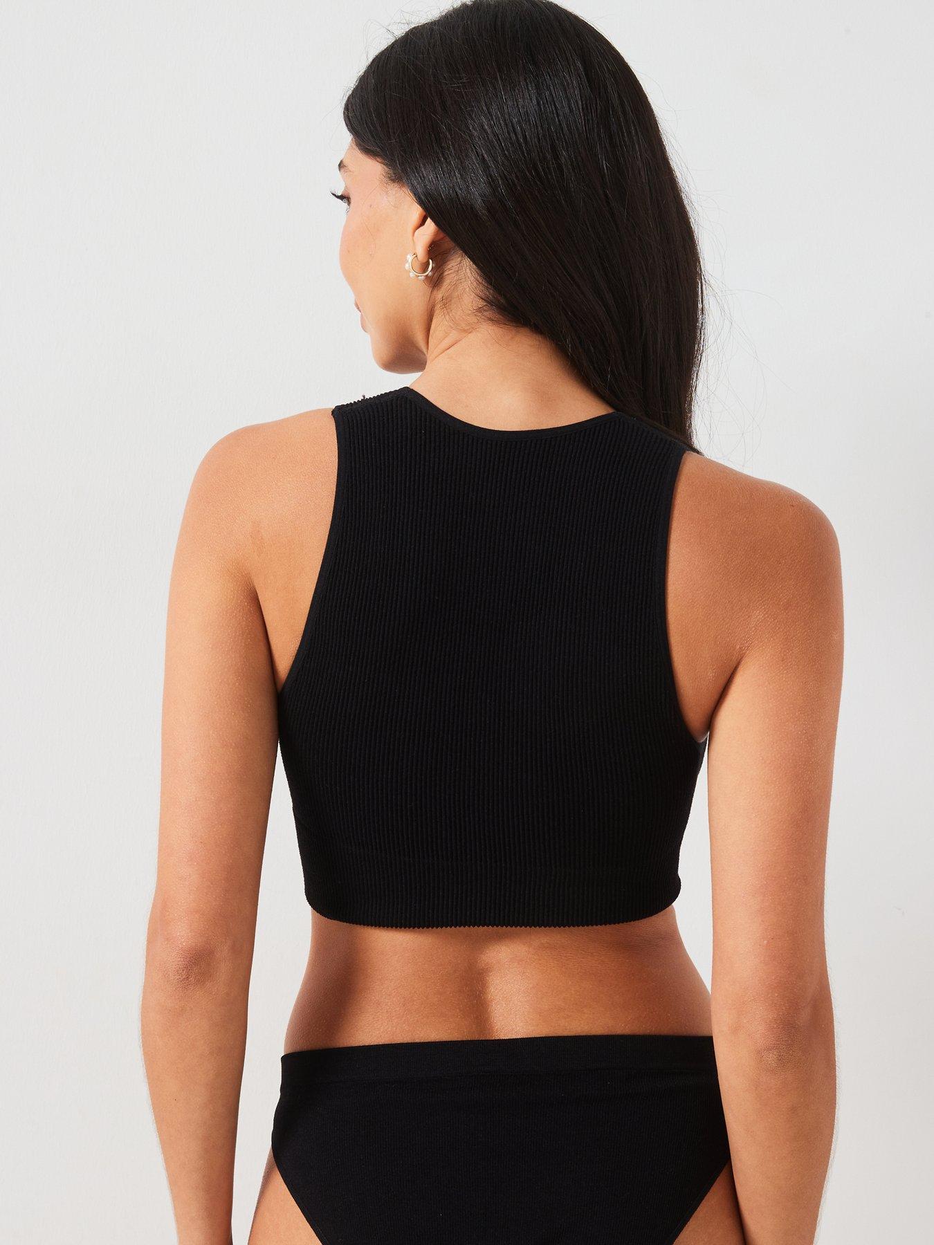 everybody-ribbed-v-neck-seamless-crop-top-blackstillFront