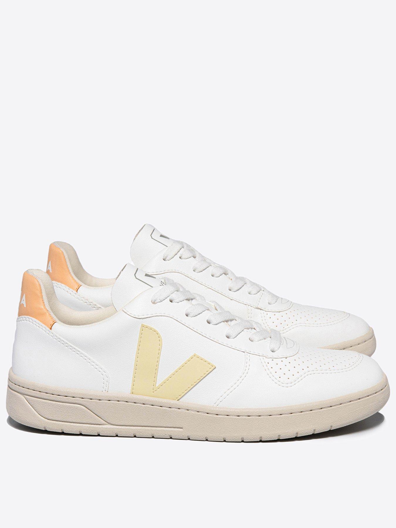 veja-womens-v-10-trainers-whiteyellowfront