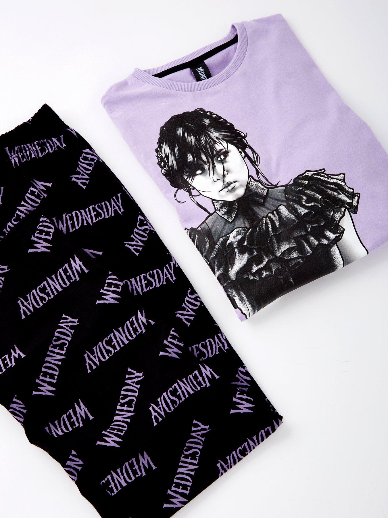 Image 4 of 4 of Wednesday Long Sleeve Pyjamas - Purple