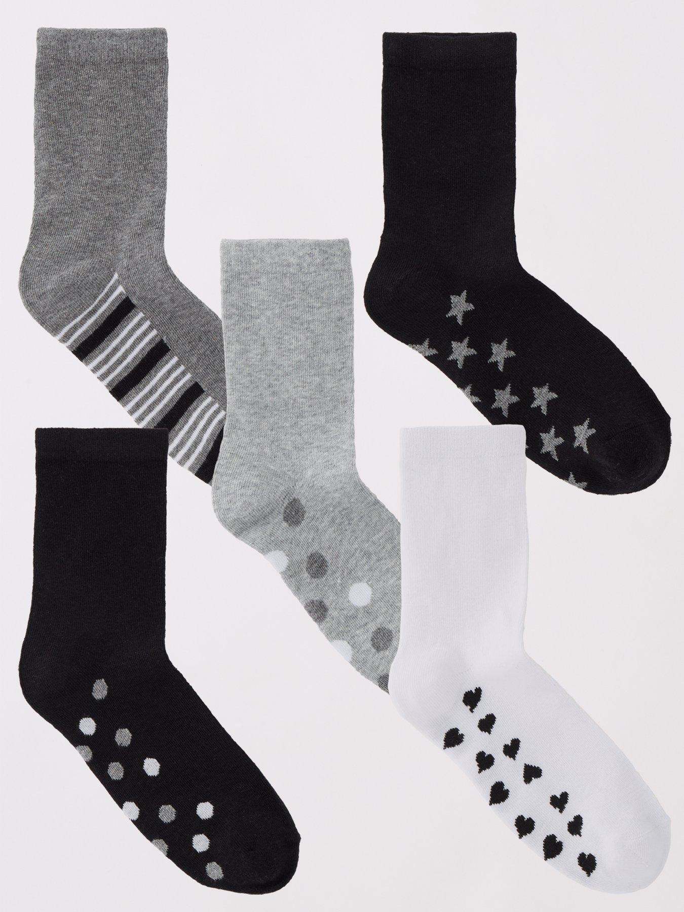 everyday-5pk-printed-ankle-socks-multi