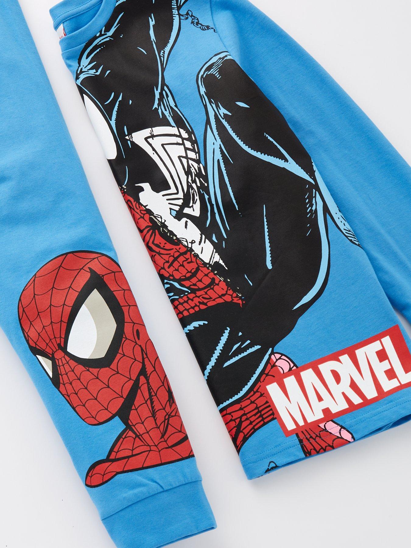 marvel-spiderman-and-venom-long-sleeve-pyjamasdetail