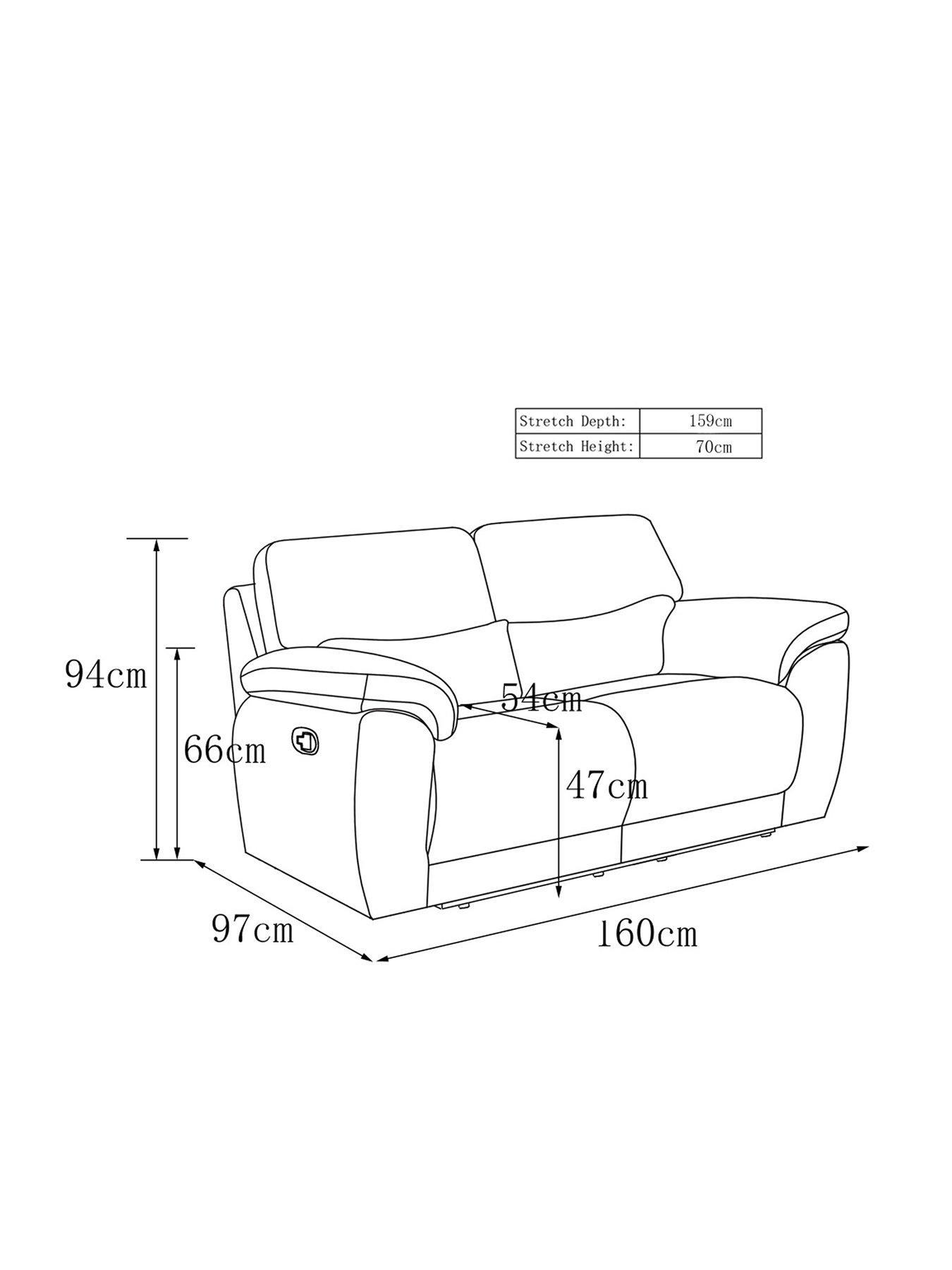 santori-3-2-seater-fabric-recliner-sofadetail