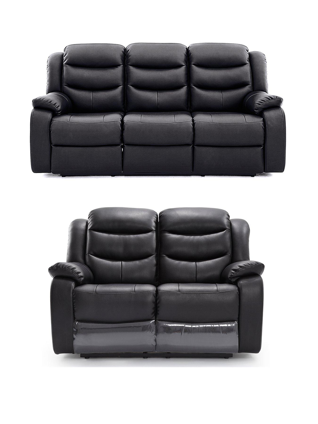 rothburyluxury-faux-leather-3-2-seater-manual-recliner-sofas