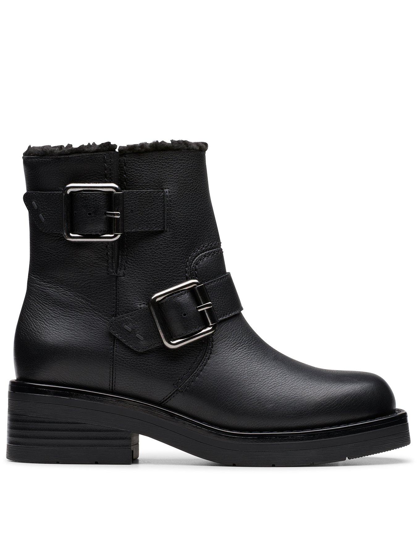 clarks-rebelle-buckle-leather-ankle-boot