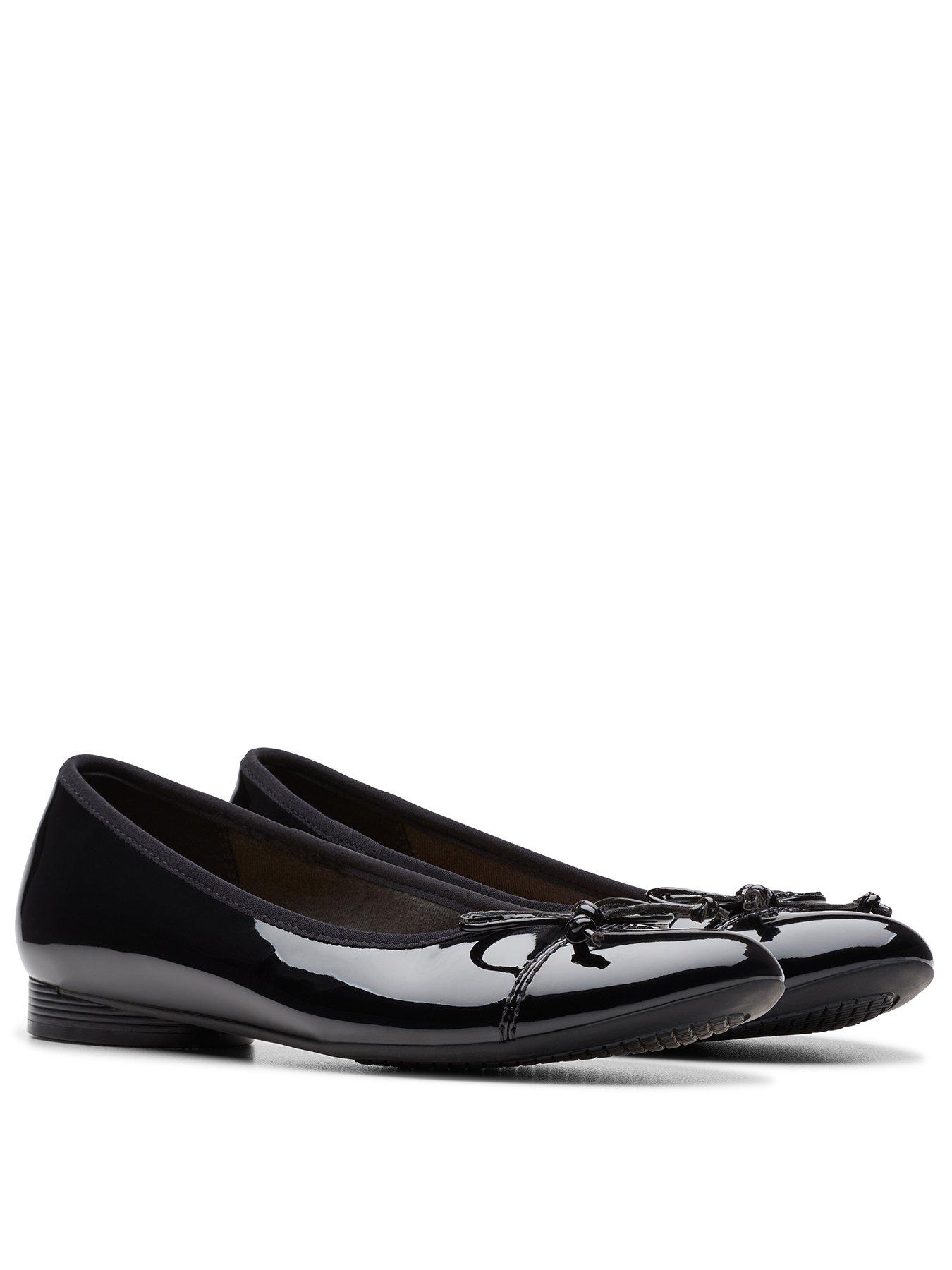 Image 2 of 7 of Clarks Loreleigh Rae Ballerina Shoe - Black Pat