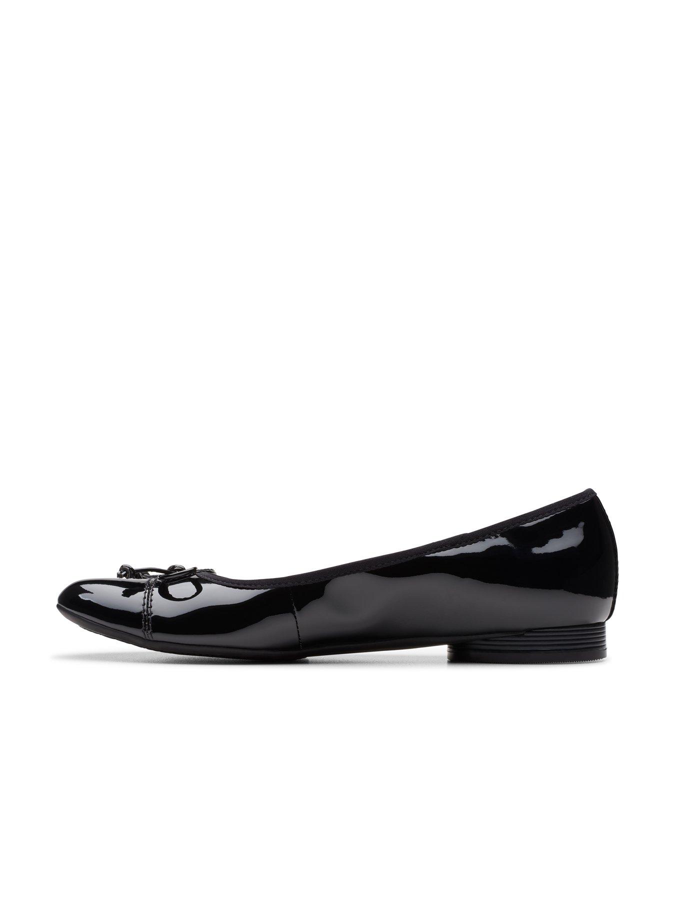 Image 7 of 7 of Clarks Loreleigh Rae Ballerina Shoe - Black Pat