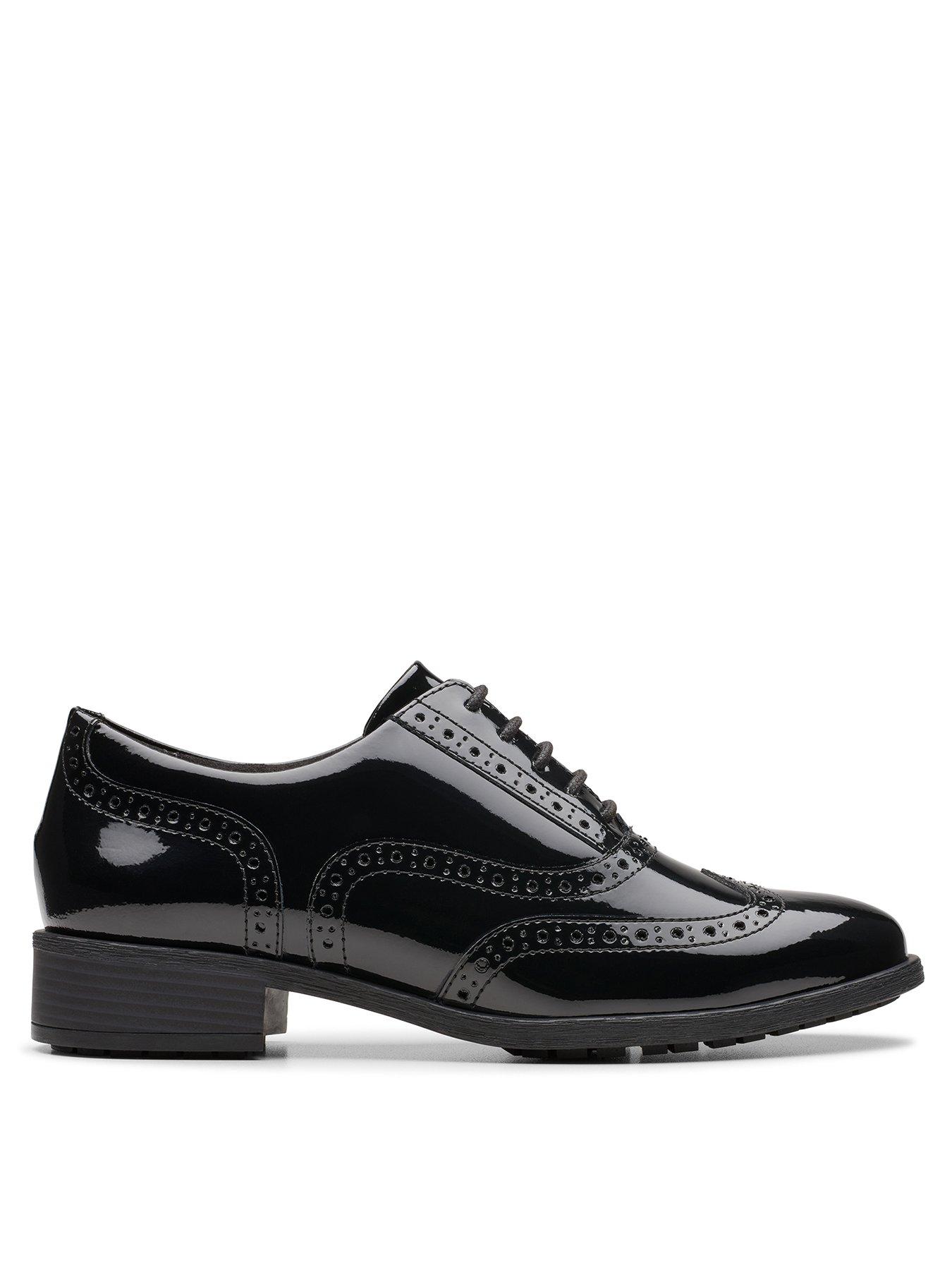 clarks-havisham-oak-patent-wide-fit-brogue-black