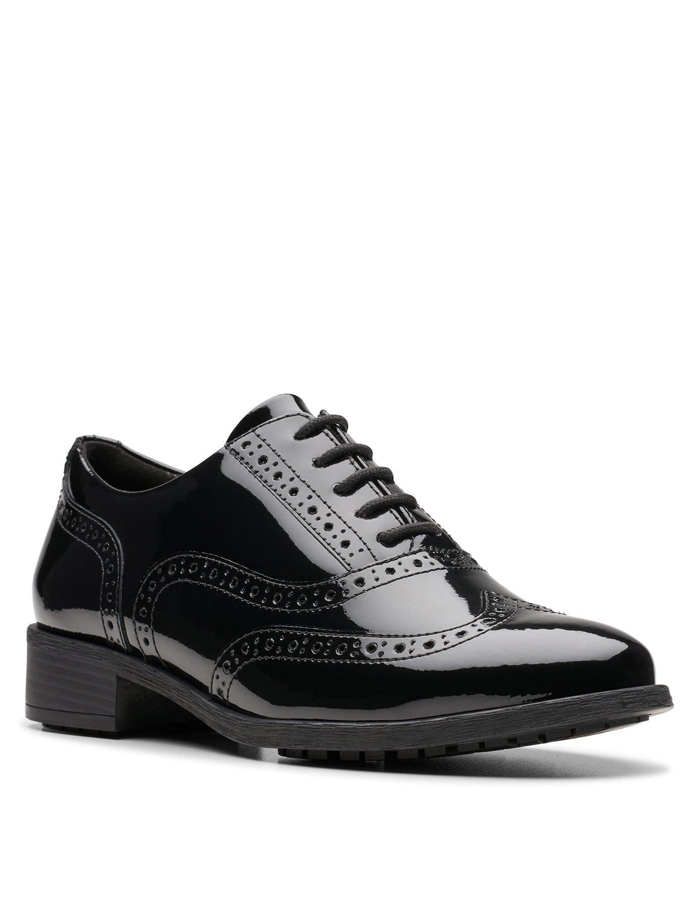 clarks-havisham-oak-patent-wide-fit-brogue-blackstillFront