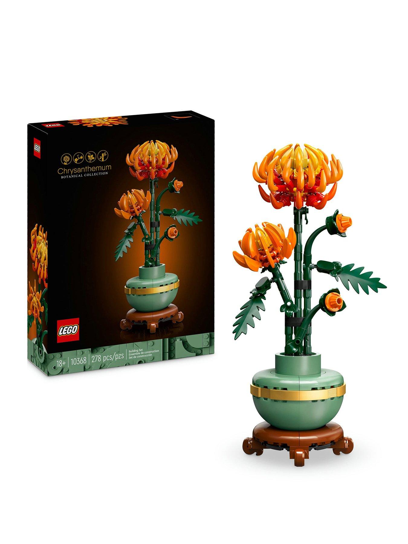 LEGO Botanical Chrysanthemum Flower Set for Adults 10368