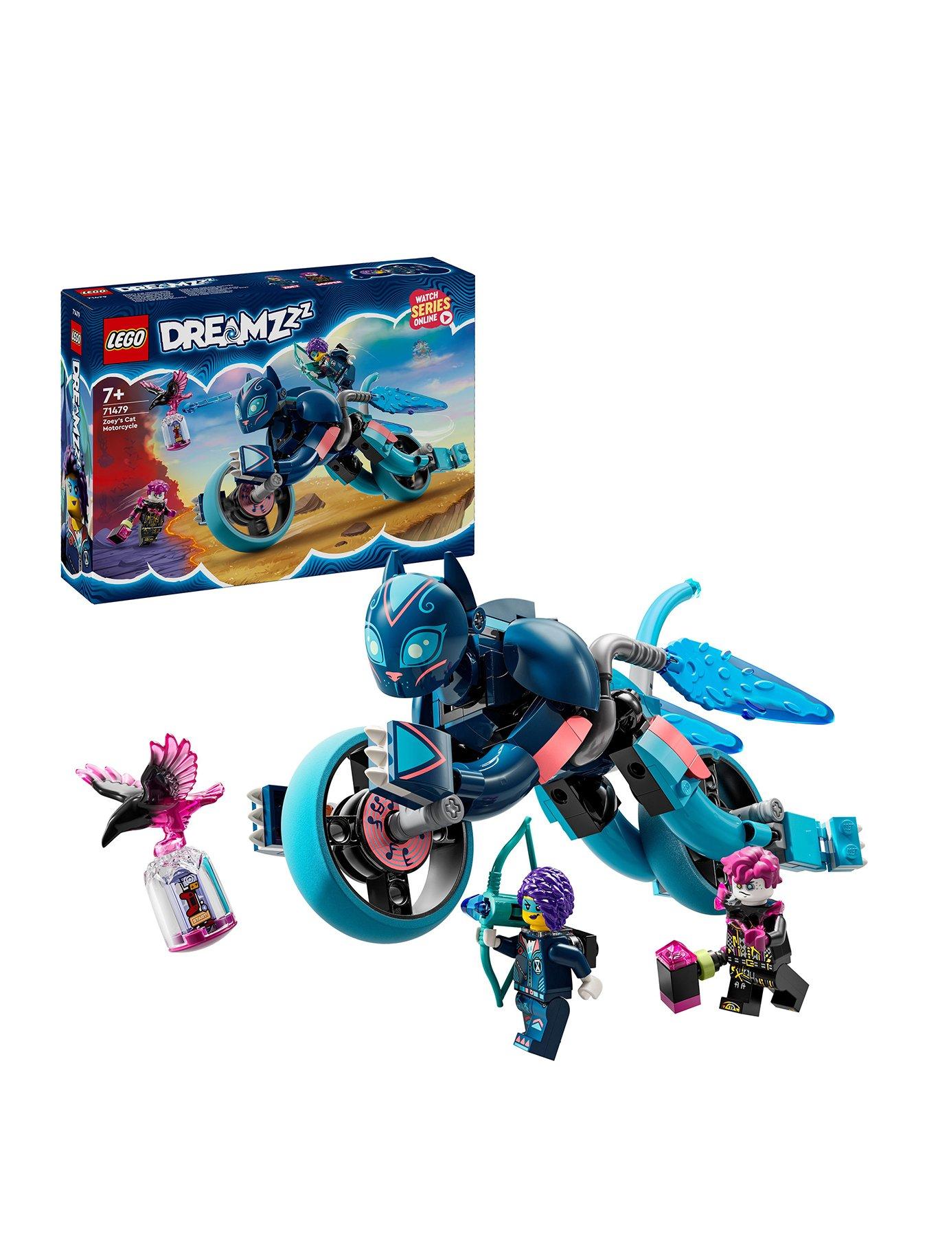 Image of LEGO DreamZzz Zoey’s Cat Motorcycle Bike Toy 71479