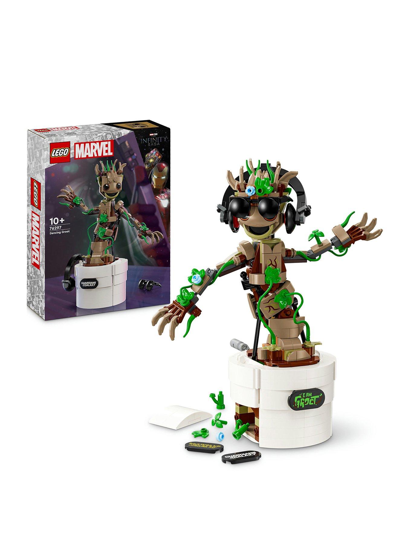 Image 1 of 8 of LEGO Marvel Dancing Groot Buildable Toy Set 76297