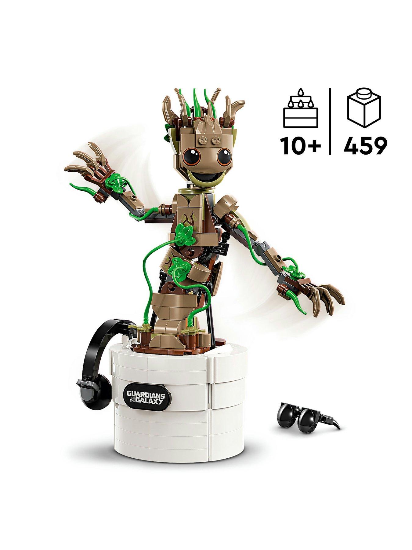 Image 2 of 8 of LEGO Marvel Dancing Groot Buildable Toy Set 76297