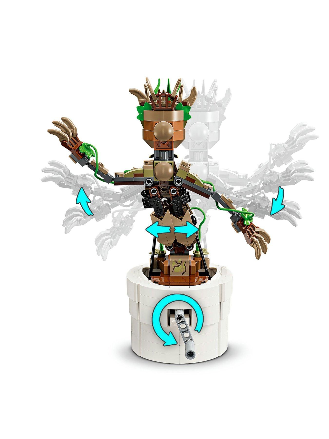Image 3 of 8 of LEGO Marvel Dancing Groot Buildable Toy Set 76297