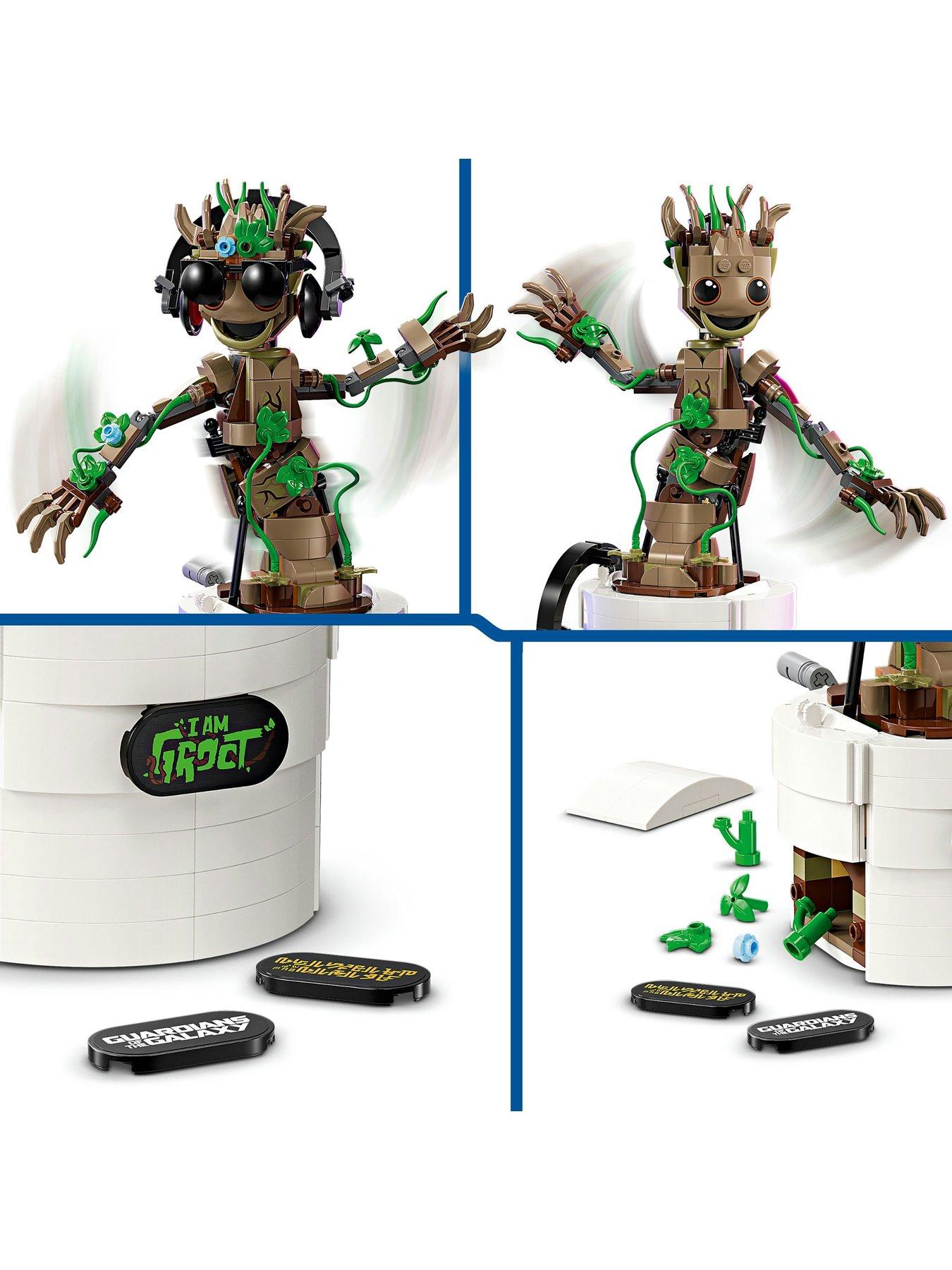 Image 4 of 8 of LEGO Marvel Dancing Groot Buildable Toy Set 76297