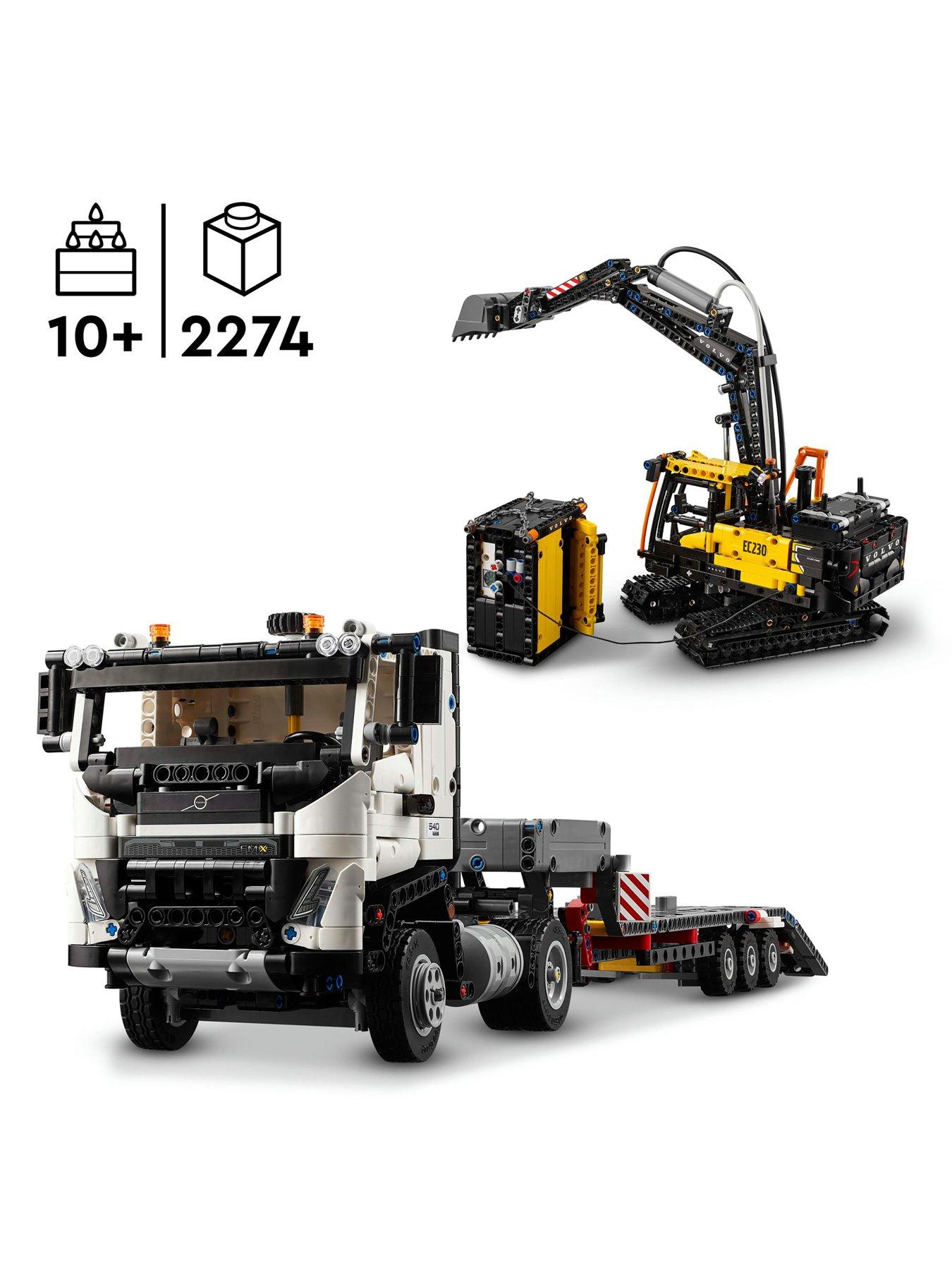 Image 2 of 6 of LEGO Technic Volvo FMX Truck &amp; EC230 Electric Excavator 42175