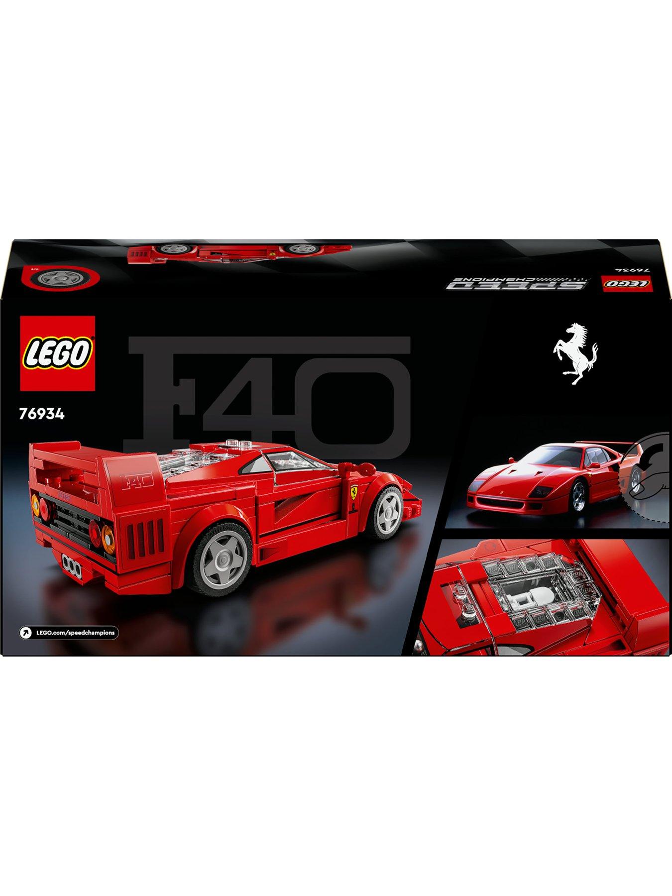 LEGO Speed Champions Ferrari F40 Supercar Toy 76934 Very Ireland