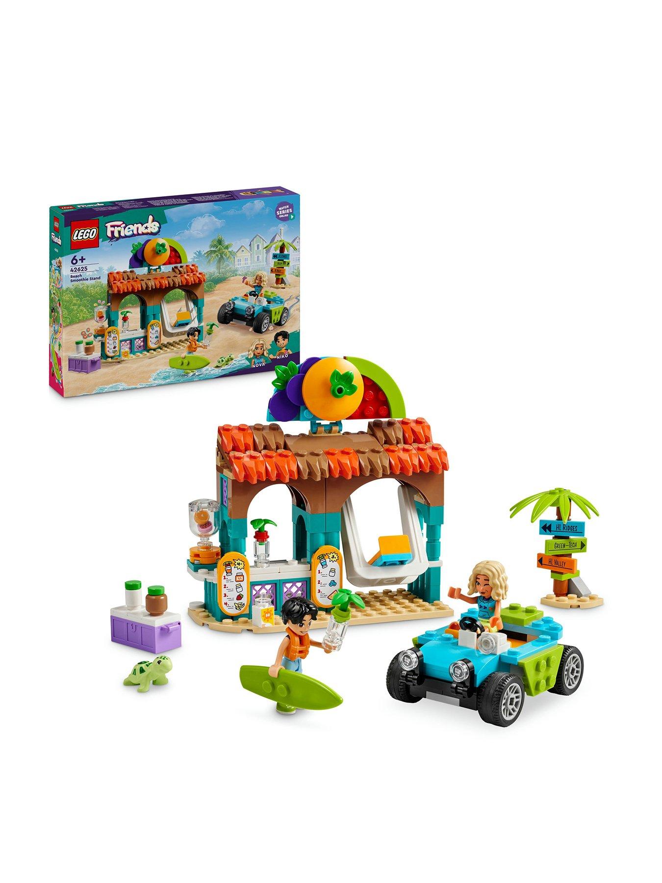 Image of LEGO Friends Beach Smoothie Stand Food Toy Set 42625