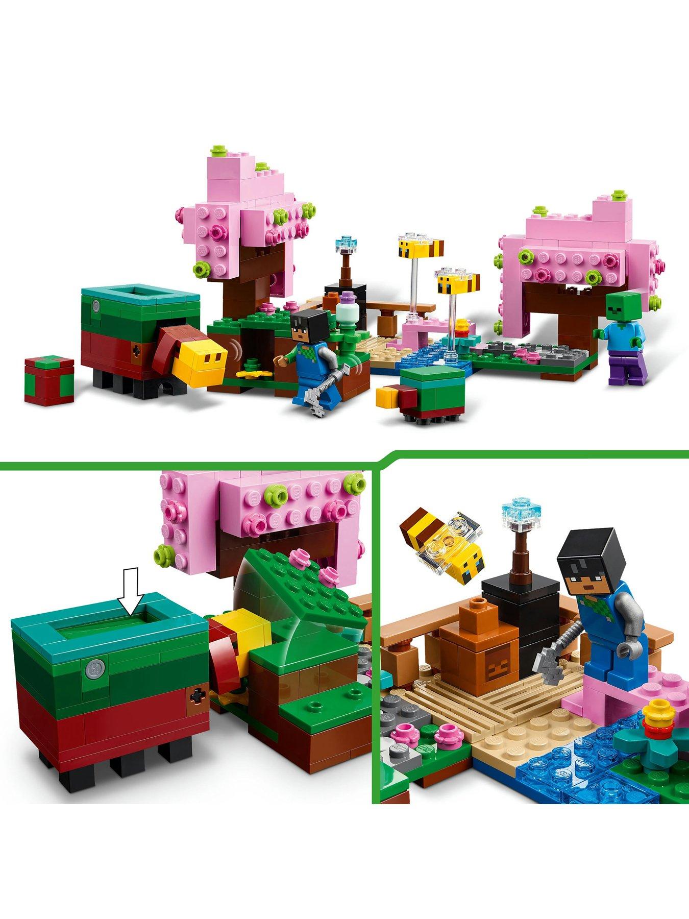 Image 3 of 8 of LEGO Minecraft The Cherry Blossom Garden Toy 21260