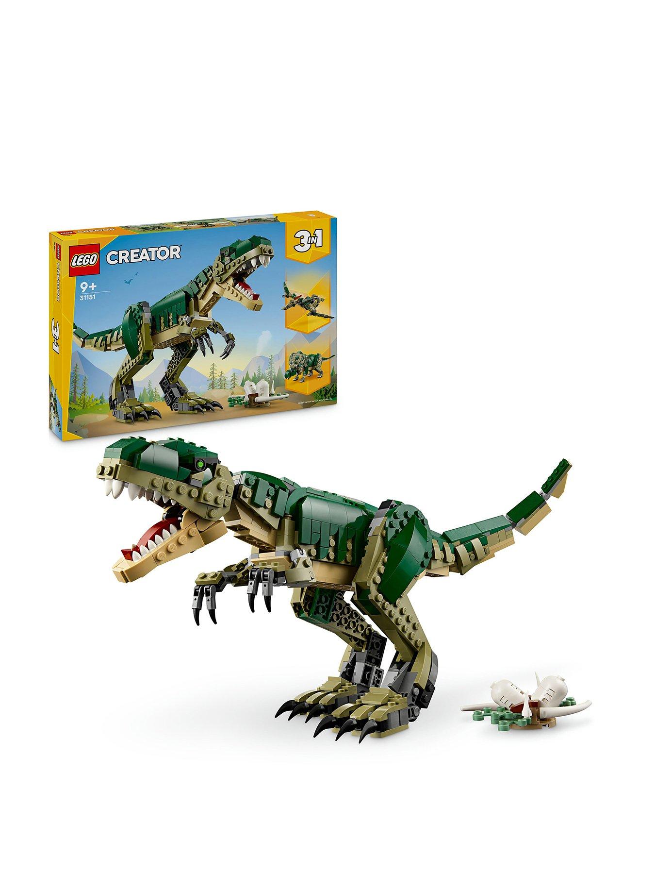 Image of LEGO Creator 3in1 T. rex, Toy Dinosaur Set 31151