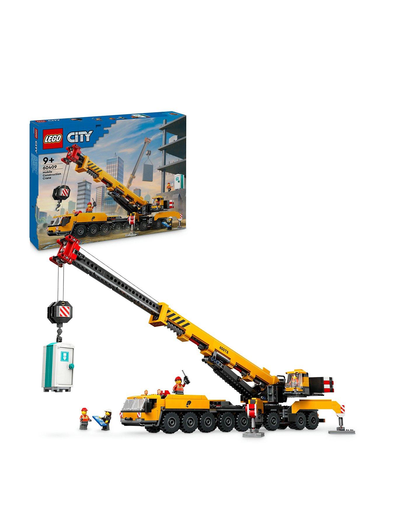 Image 1 of 7 of LEGO City Yellow Mobile Construction Crane Toy 60409