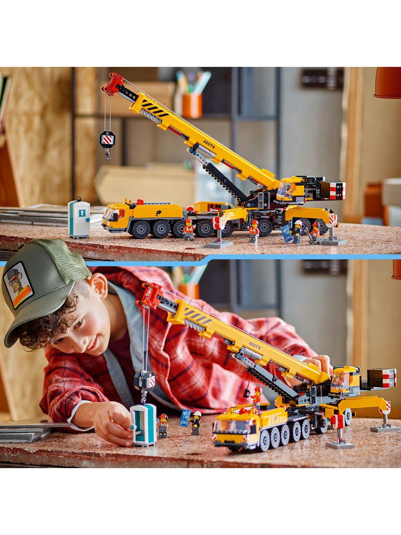 Image 5 of 7 of LEGO City Yellow Mobile Construction Crane Toy 60409