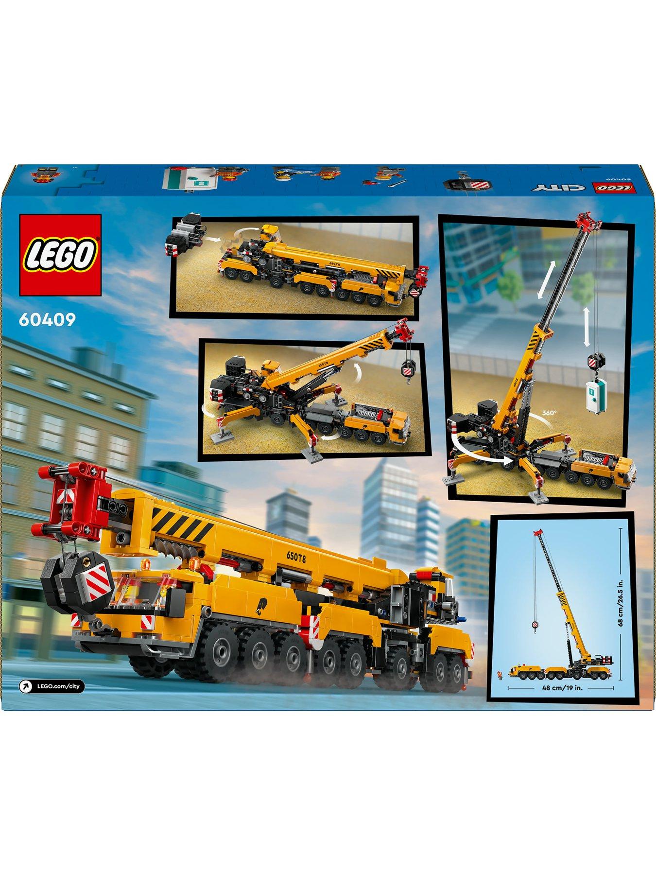 Image 6 of 7 of LEGO City Yellow Mobile Construction Crane Toy 60409