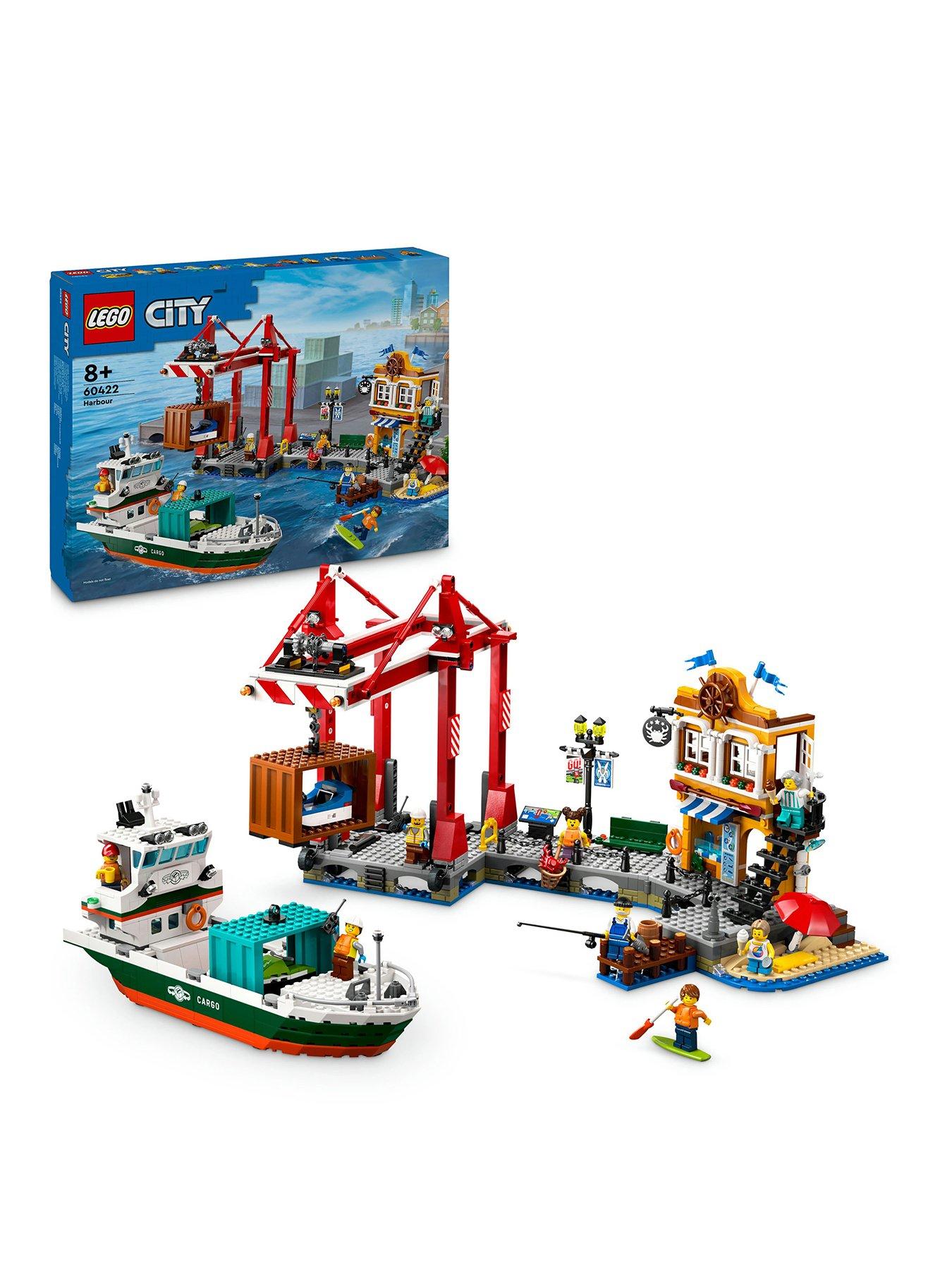 Image 1 of 7 of LEGO City Seaside Harbour with Cargo Ship Toy 60422