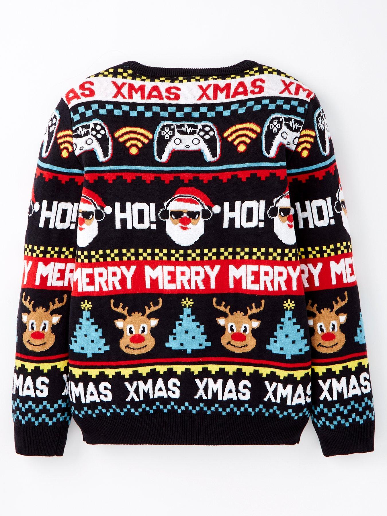 v-by-very-boys-christmas-gaming-jumperback