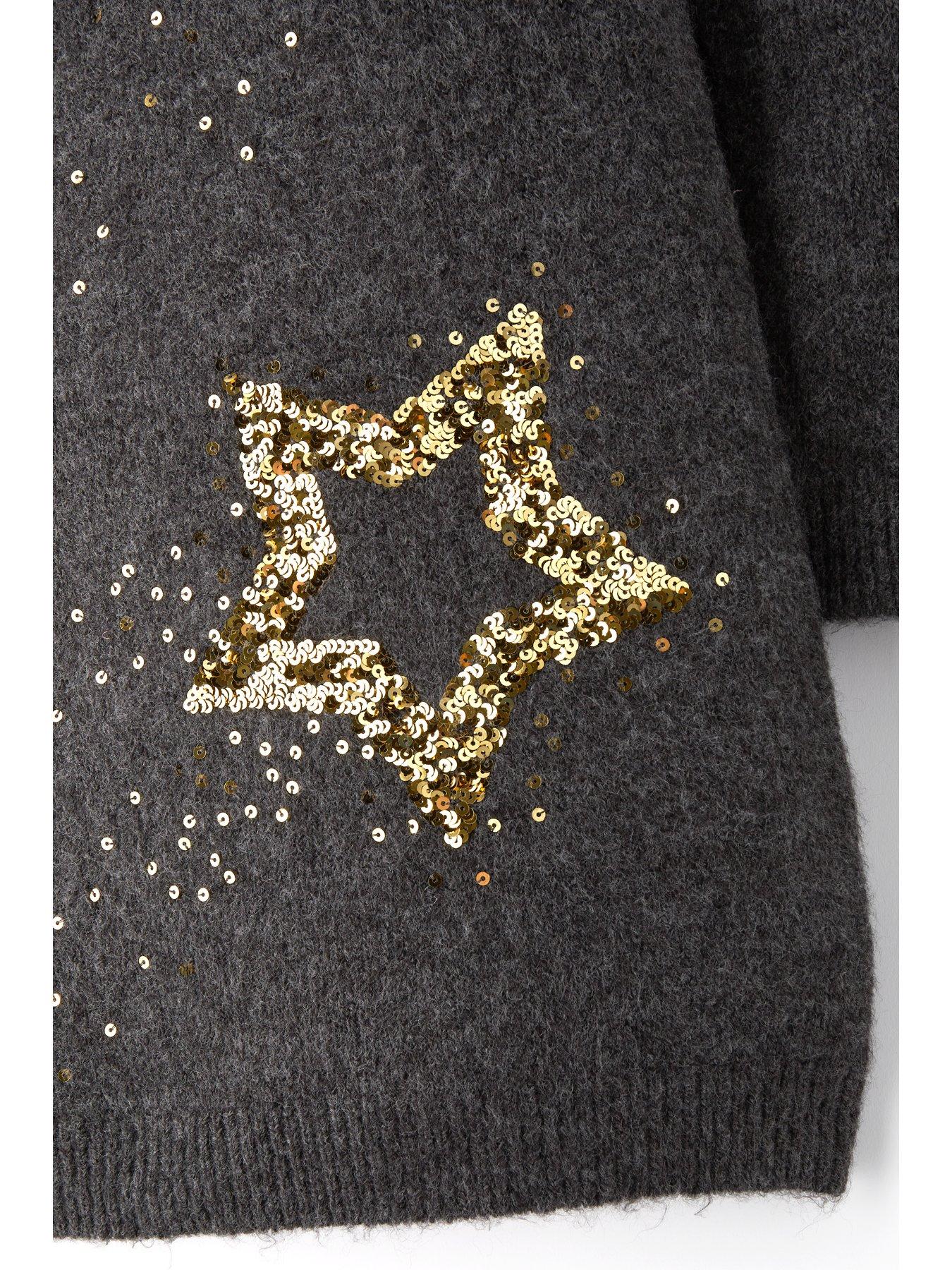 v-by-very-girls-sequin-star-knitted-dressdetail