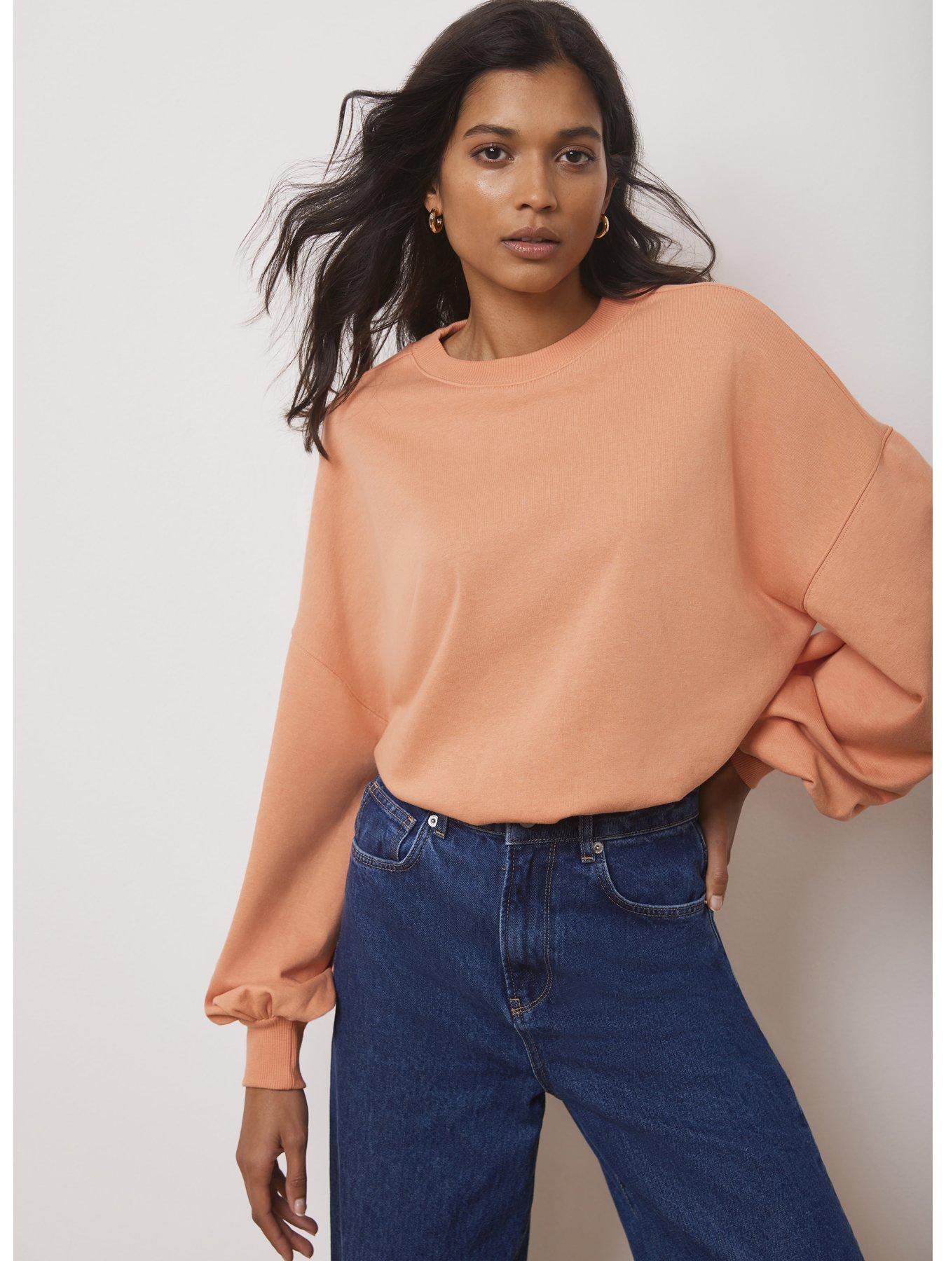 mint-velvet-orange-blouson-cotton-sweatshirtstillFront