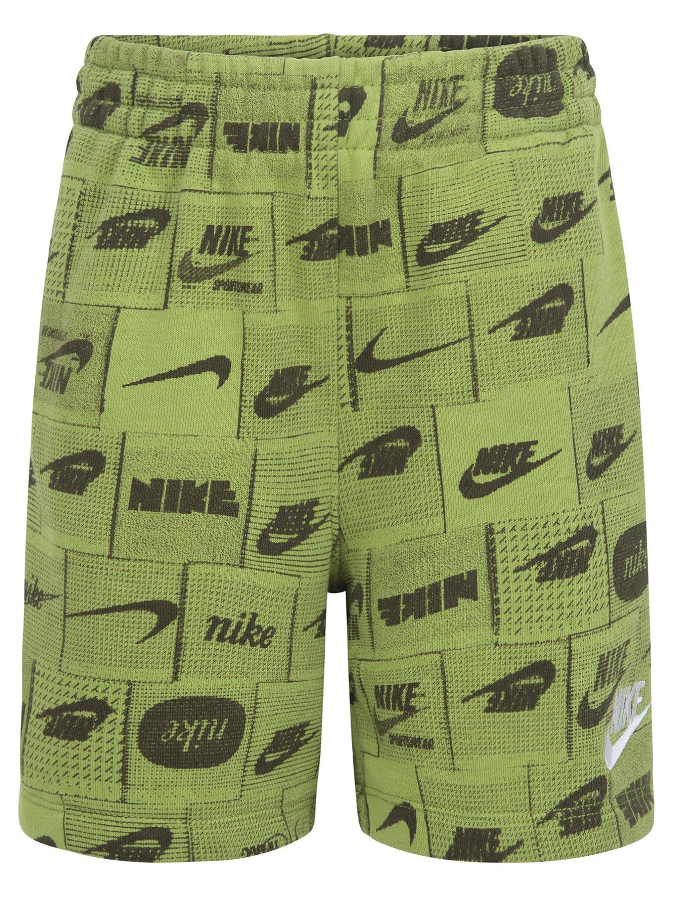 nike-kids-boys-club-all-over-print-shorts-green