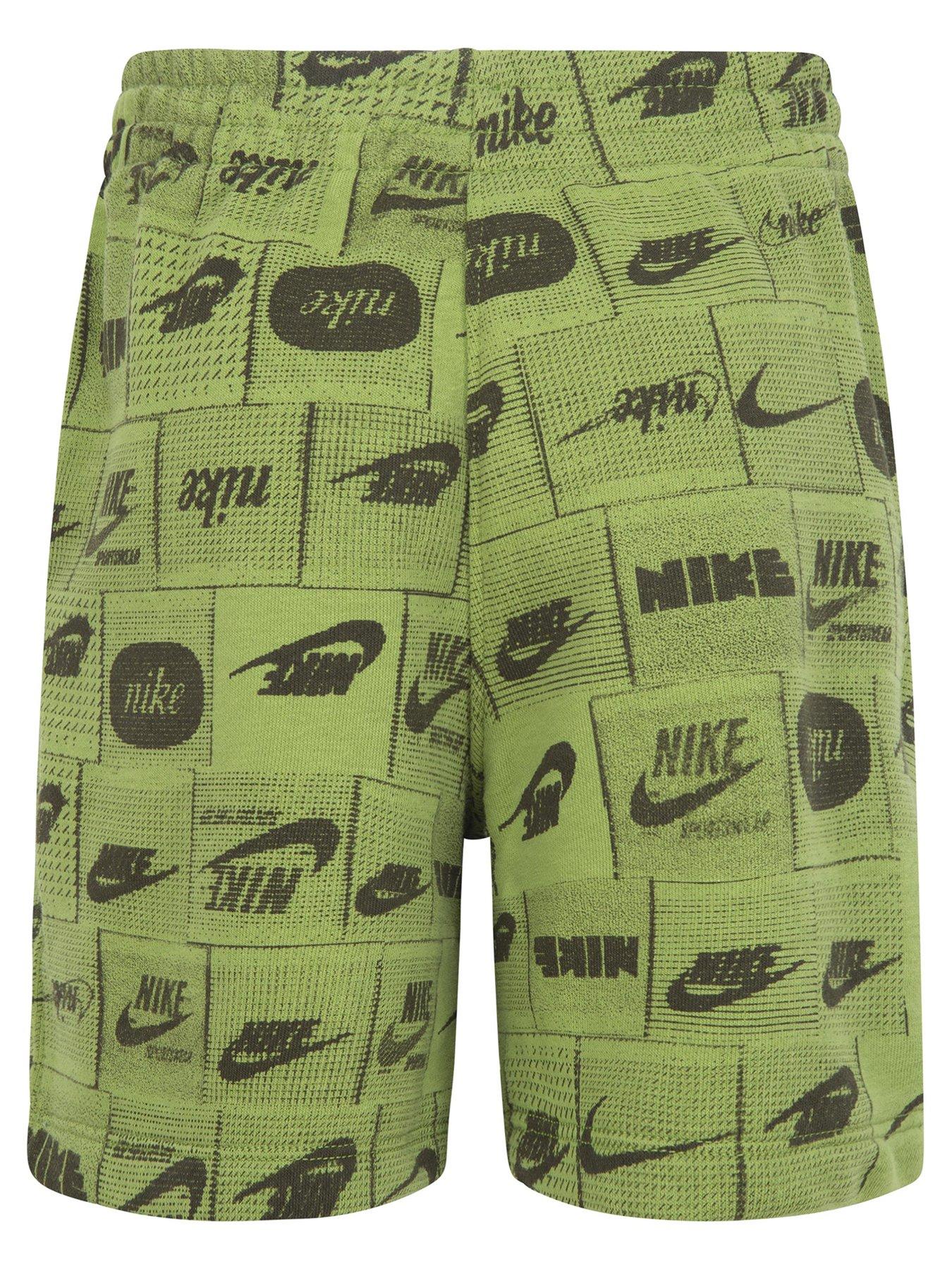 nike-kids-boys-club-all-over-print-shorts-greenback