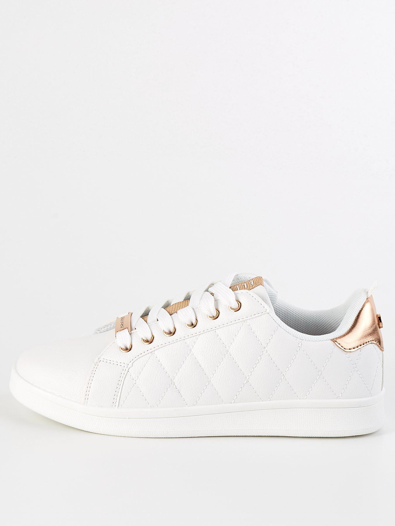 elle-sport-quilted-cup-sole-trainer-white