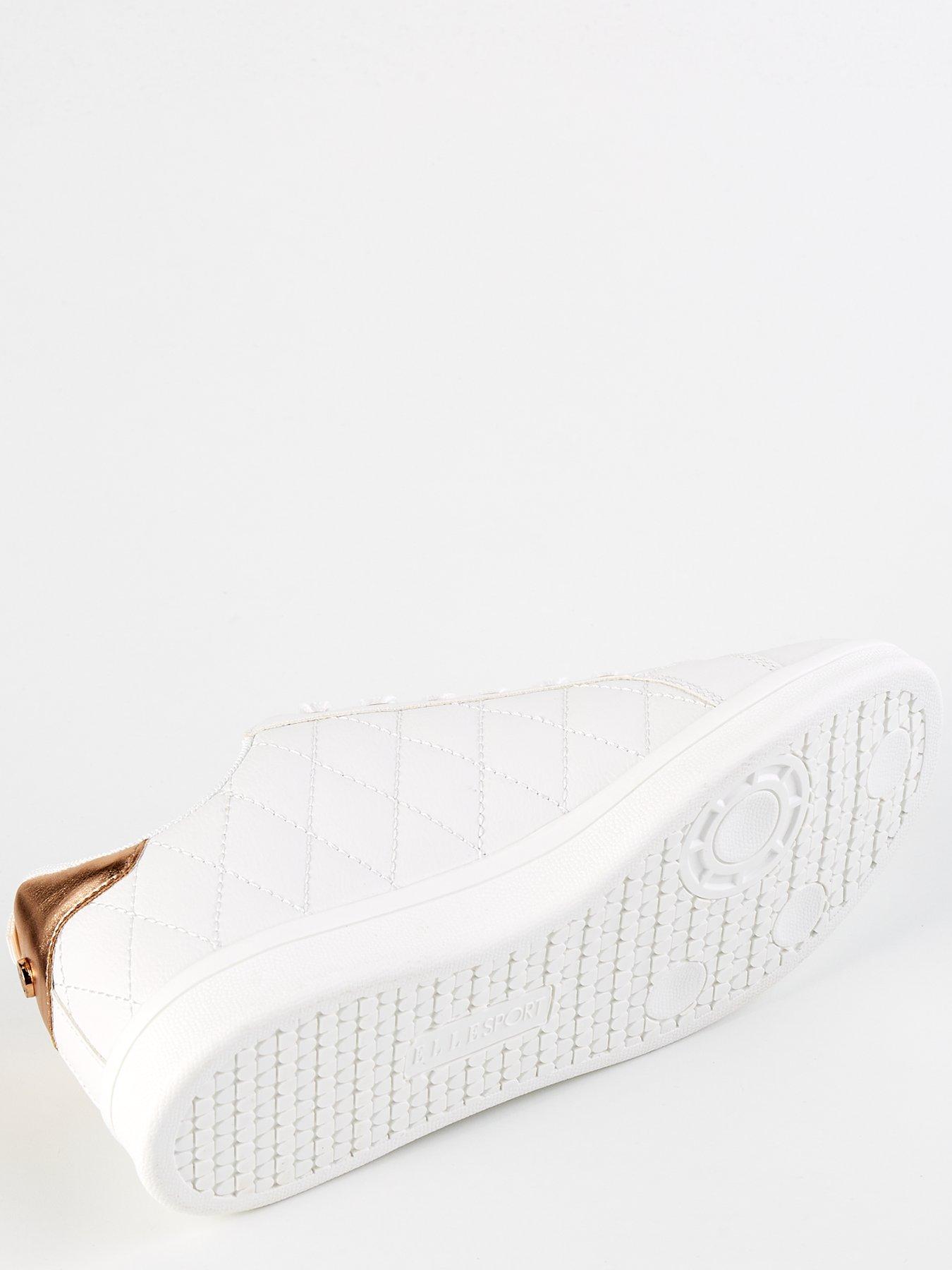 elle-sport-quilted-cup-sole-trainer-whitedetail