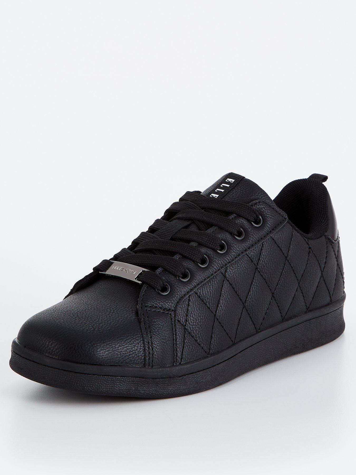 Elle Sport Quilted Cup Sole Trainer Black Very Ireland