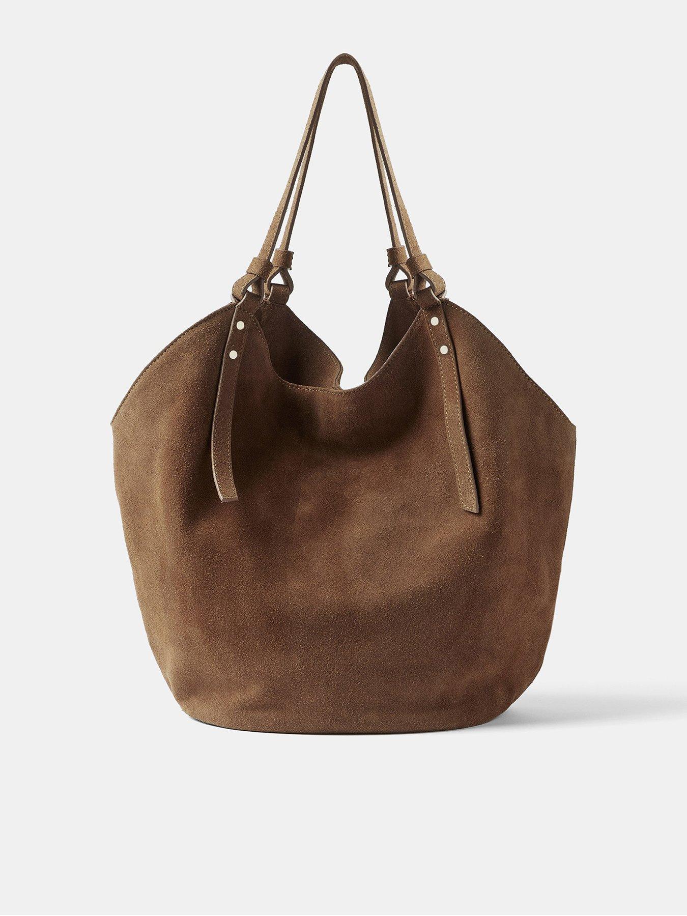 Suede hobo slouch bag sale