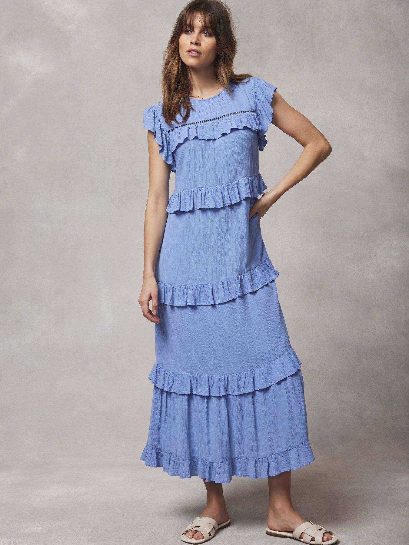 mint-velvet-tiered-ruffle-midi-dressback